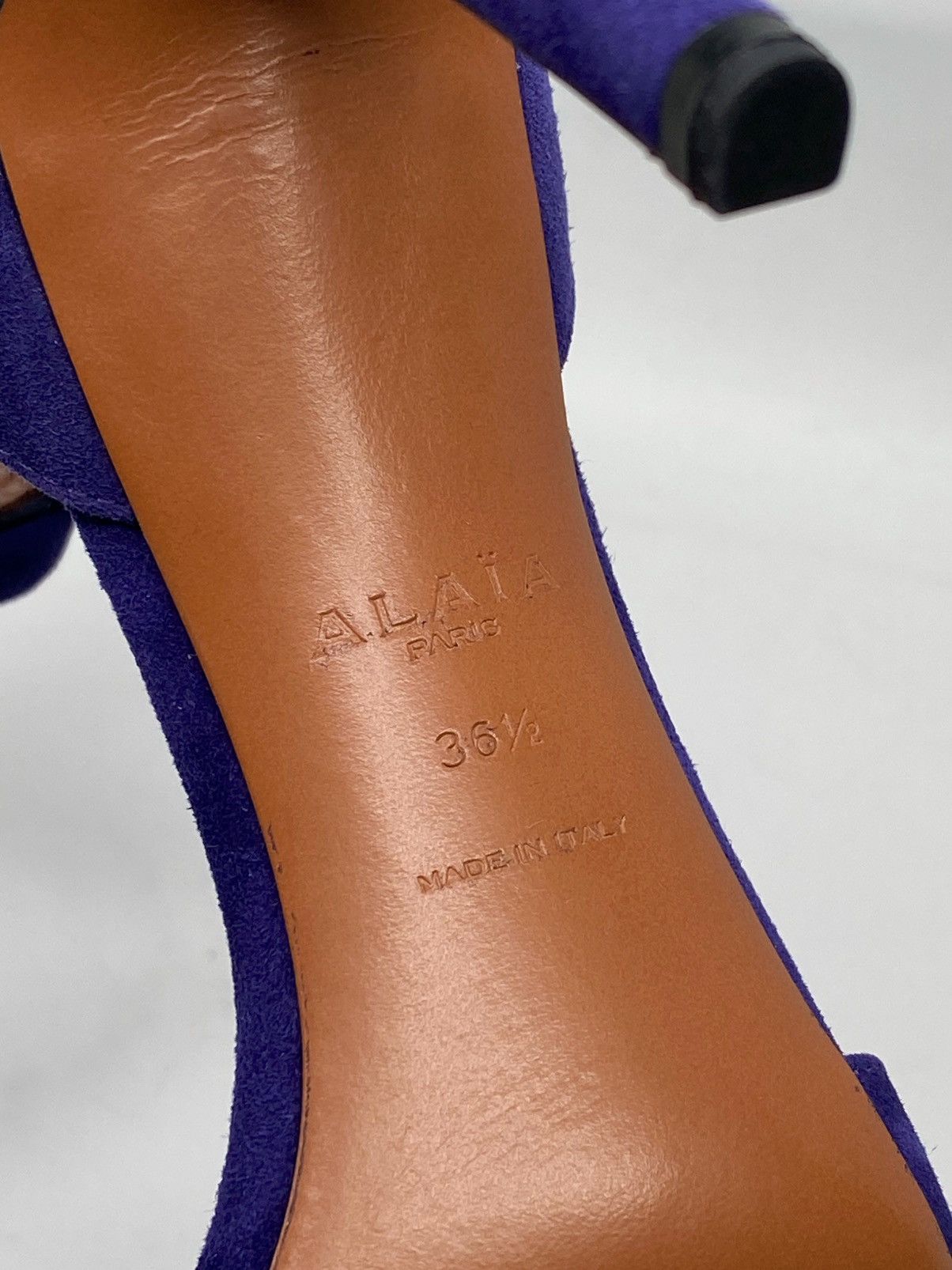 Alaia Alaia Bombe 90 Studded Suede Leather Sandals size 36.5 Size US 6.5 / IT 36.5 - 16 Thumbnail