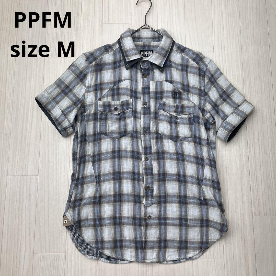 PPFM PPFM Gauze Short Sleeve Check Shirt Size US S / EU 44-46 / 1 - 1 Thumbnail