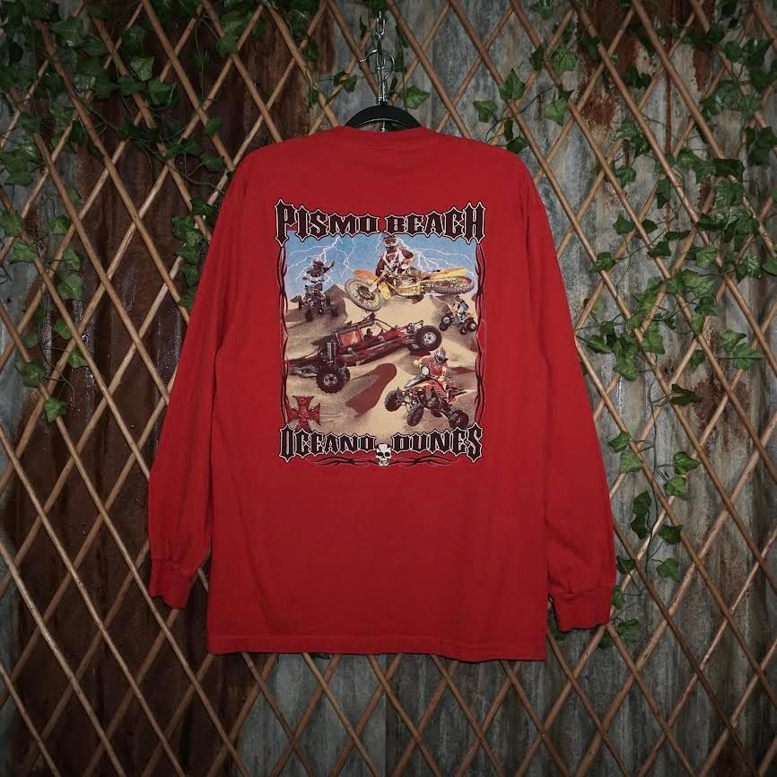 Vintage L - Vintage / Y2K 00s Pismo Beach Dunes Moto AOP Longsleeve Size US L / EU 52-54 / 3 - 2 Thumbnail