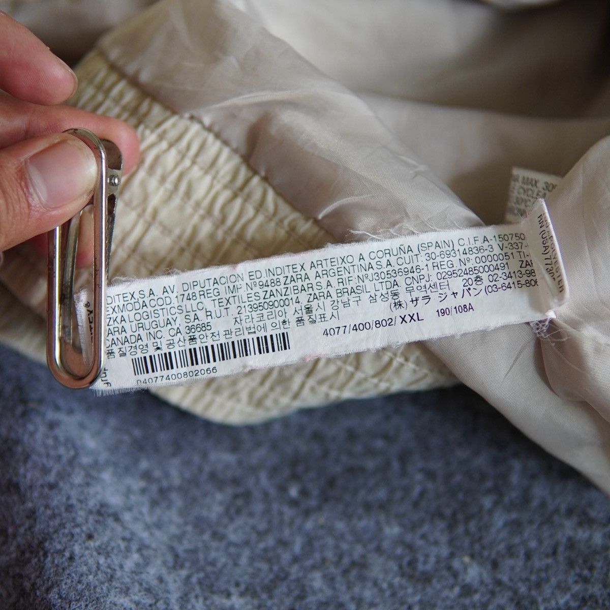 Hysteric Glamour Zara Youth Beige Utility Light Jacket Size US XL / EU 56 / 4 - 10 Thumbnail