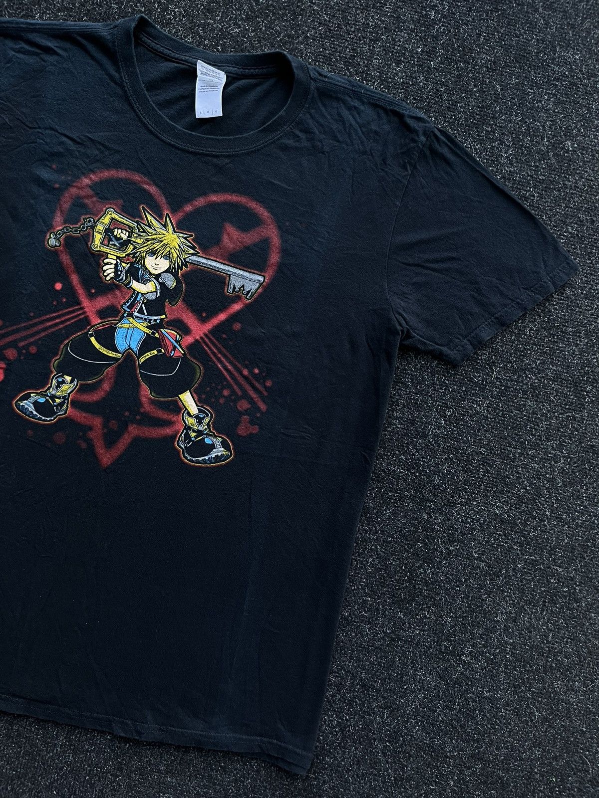 Playstation Vintage Y2K Rare Kingdom Hearts Sora Video Game T-shirt Size US L / EU 52-54 / 3 - 4 Thumbnail