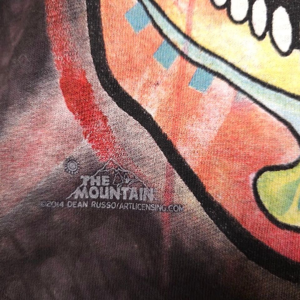 The Mountain Sugar Skull T Shirt Mens Size Small Gray Tie Dye Dean Russo Art The Mountain Size US S / EU 44-46 / 1 - 5 Thumbnail