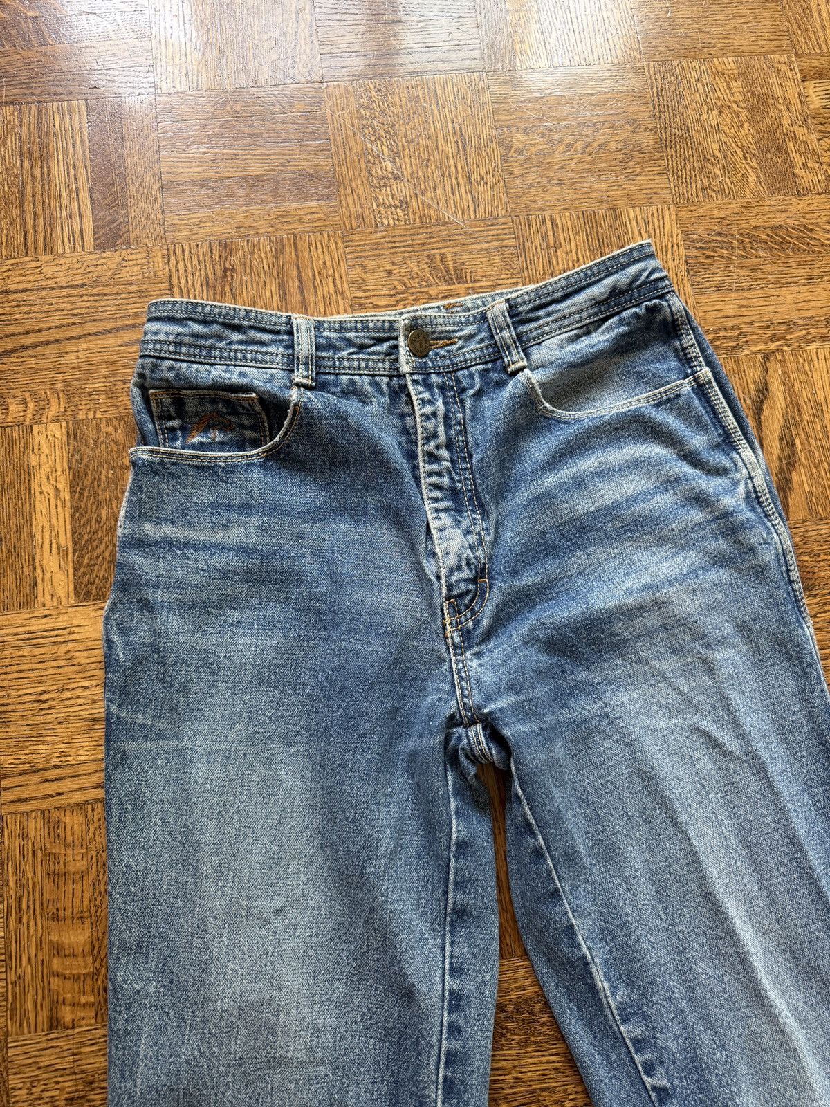 Vintage Vintage 80s Jordache Faded Denim Jeans Size US 28 / EU 44 - 3 Thumbnail