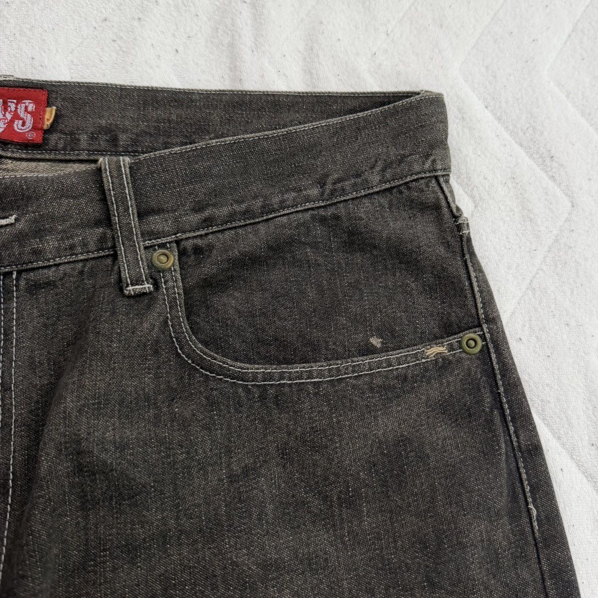 Japanese Brand BA-TSU Distressed Denim Jeans Wash Japanese Paint Splatter Size US 32 / EU 48 - 6 Thumbnail