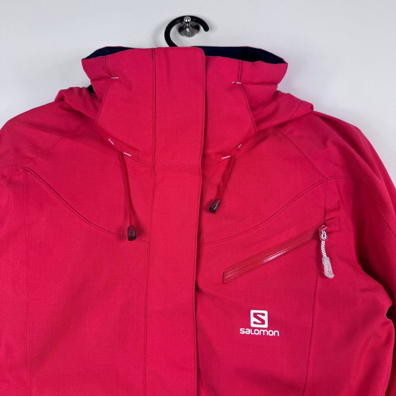 Salomon Salomon Ski Jacket Womens Red Hooded Waterproof Size S Size S / US 4 / IT 40 - 3 Thumbnail
