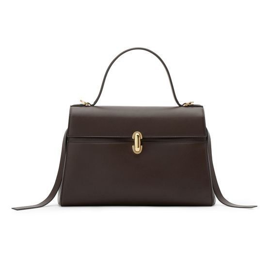 Savette SAVETTE Symmetry Soft Coffee Vintage Calfskin Bag New & Auth Size ONE SIZE - 1 Thumbnail