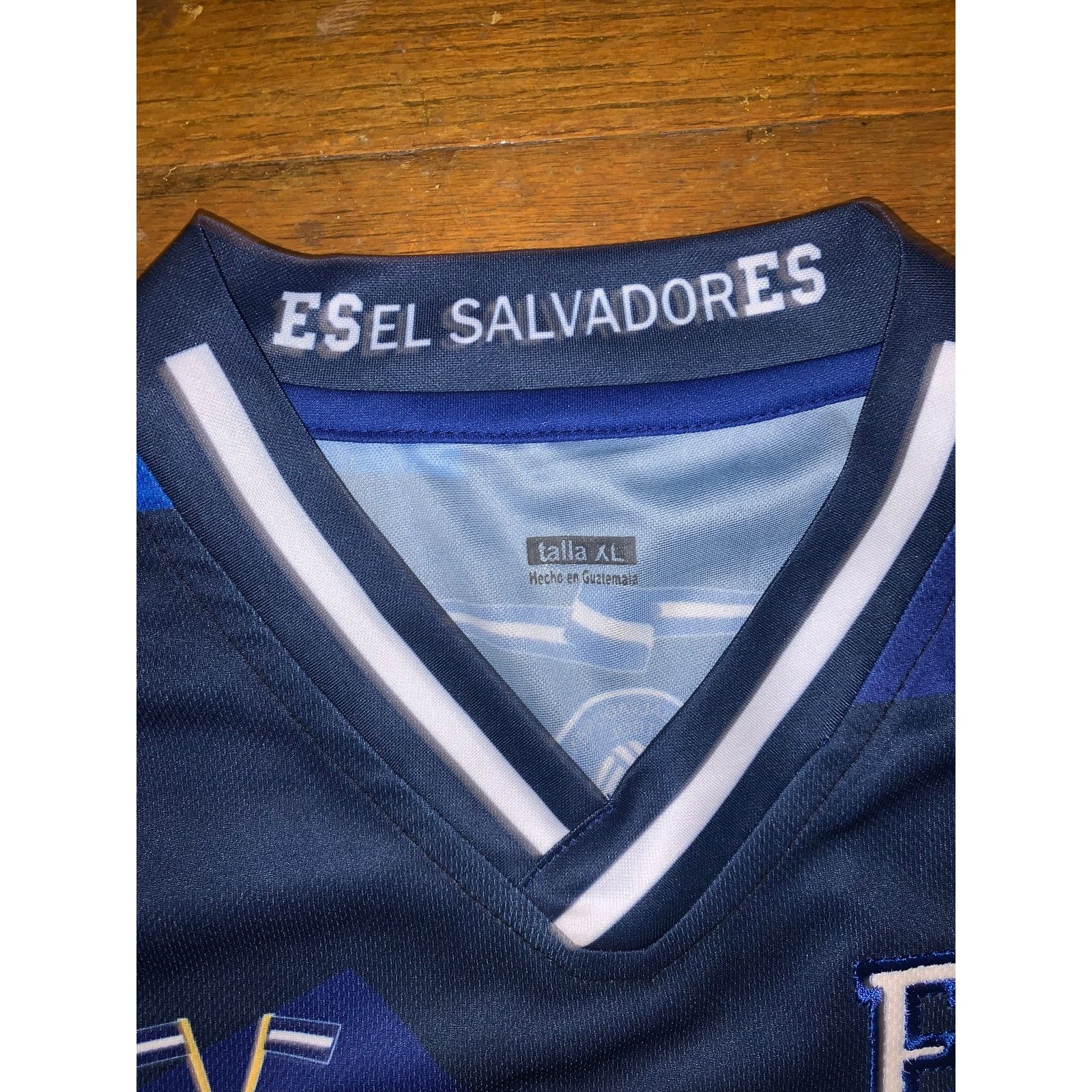 Other El Salvador National Team Blue Soccer Jersey Large Size US XL / EU 56 / 4 - 4 Thumbnail