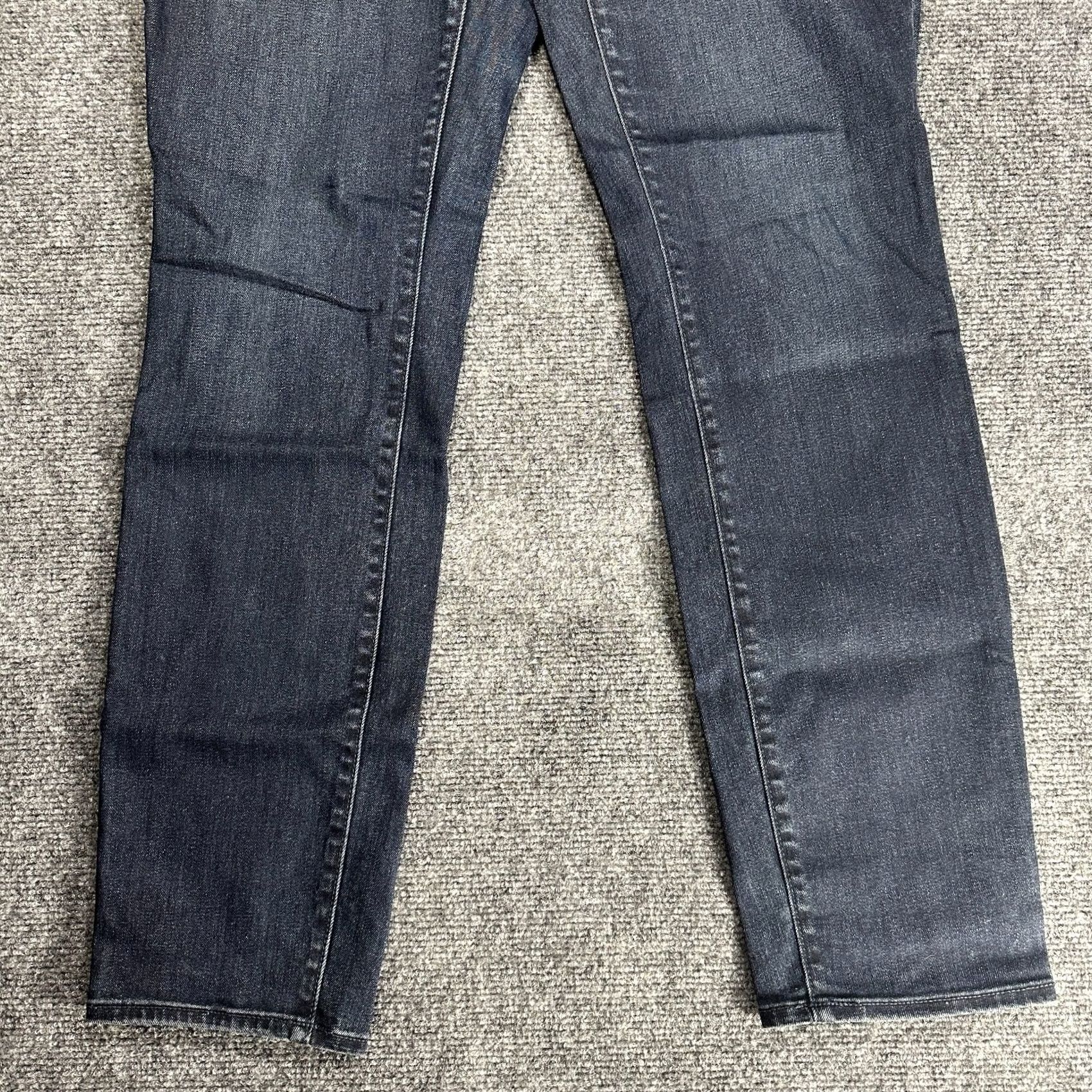 Ann Taylor Ann Taylor Jeans Womens 10 The Skinny Curvy Fit Dark Wash Cotton Stretch Pockets Size 30" / US 8 / IT 44 - 2 Thumbnail