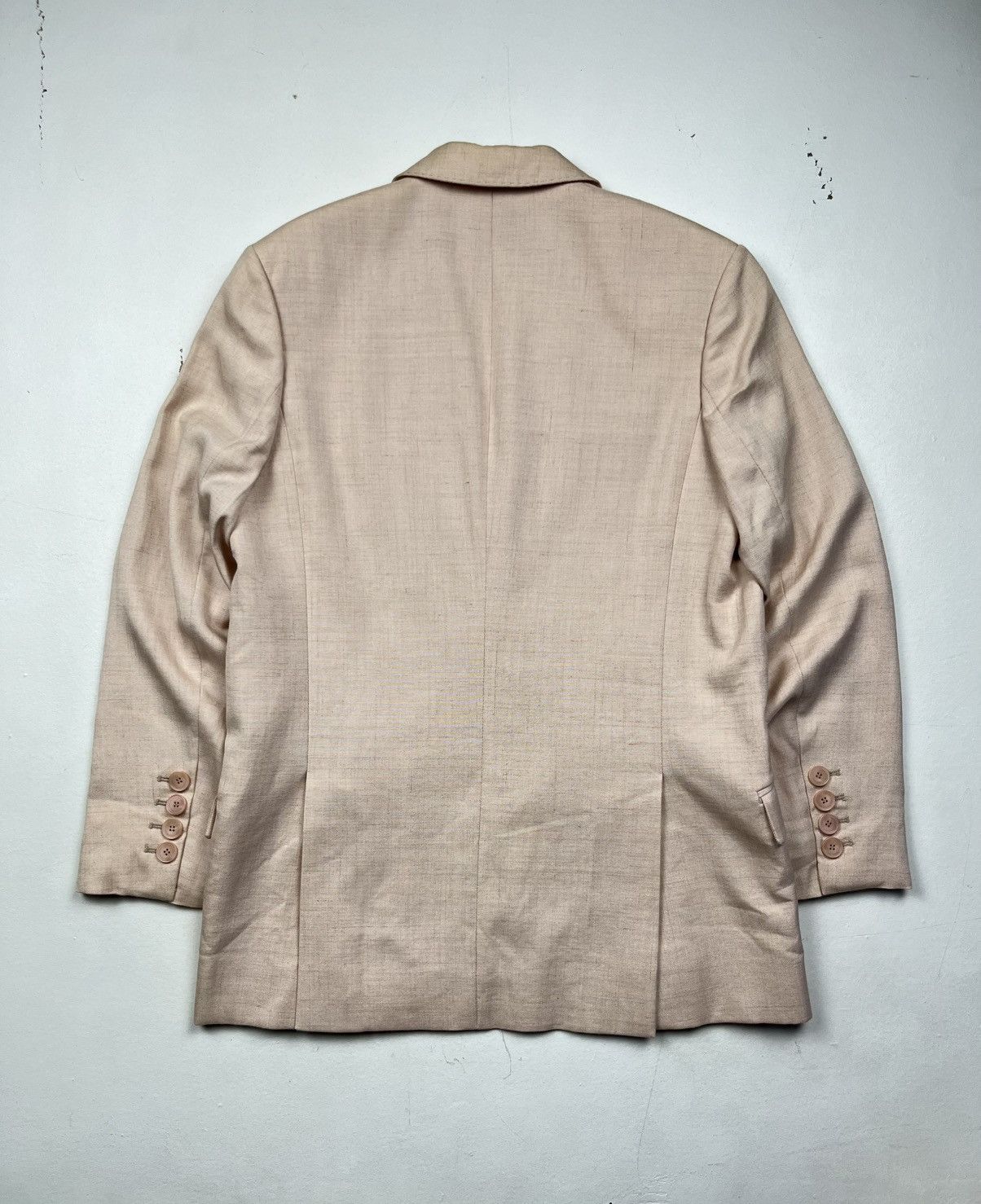 Stella McCartney Stella McCartney 2018 Viscose-Linen Tailored Blazer Size XXS / US 00 / IT 34 - 17 Thumbnail