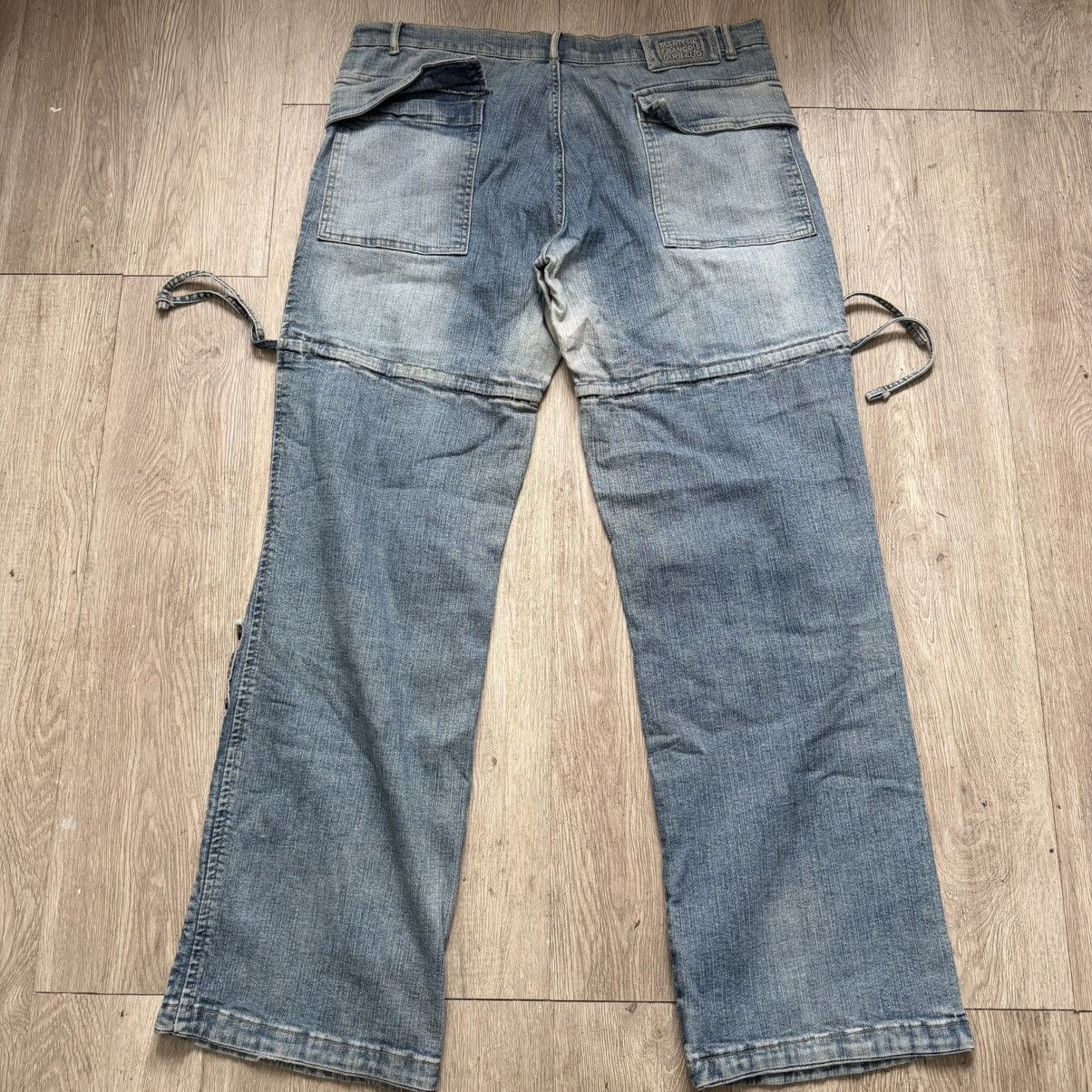 Marithe + Francois Girbaud 2000’s Girbaud Strapless Denim Shuttle Jeans sz 38 Size US 38 / EU 54 - 6 Thumbnail