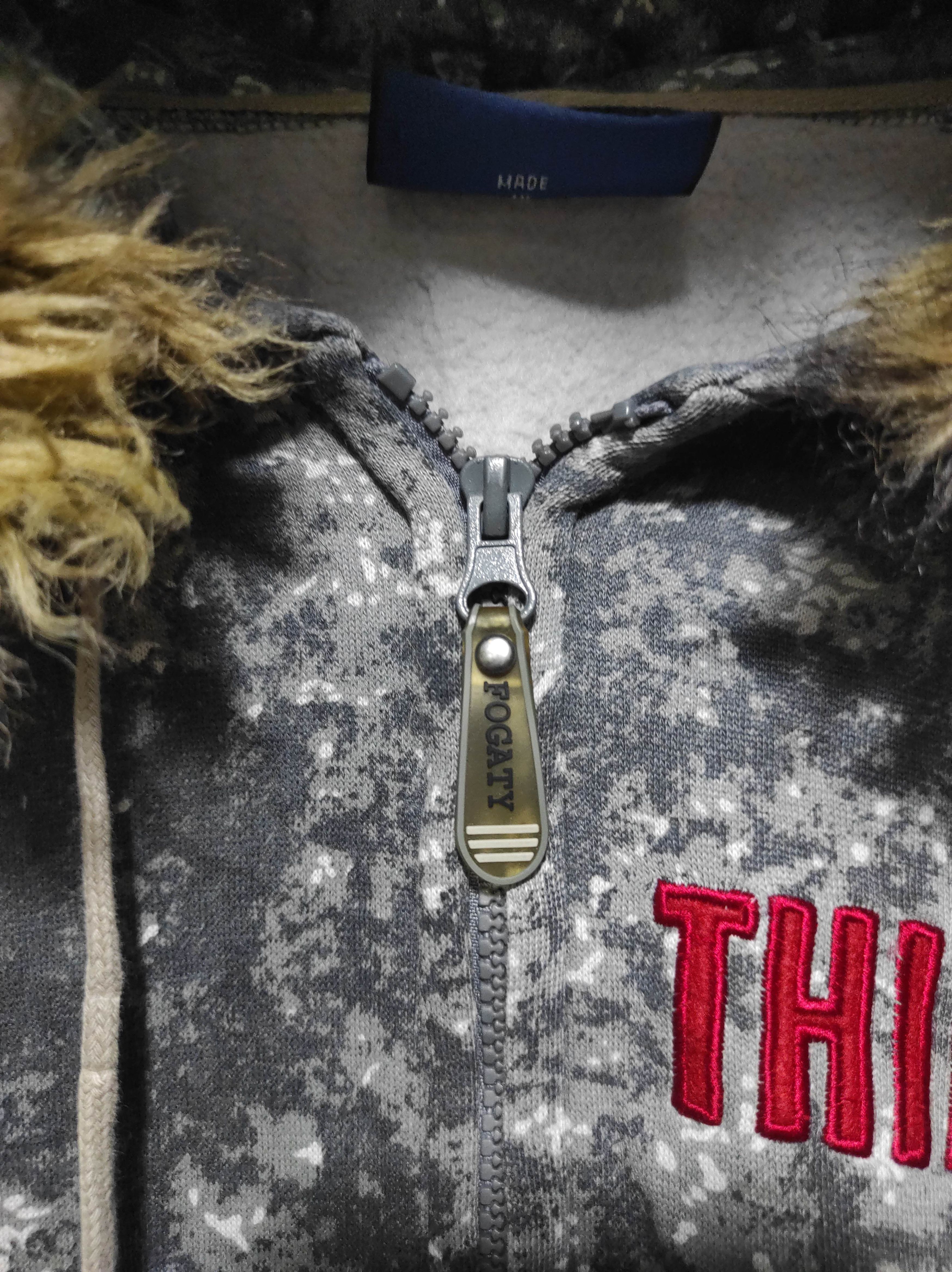Fogaty Fur Zip Hoodie Hiphop if six was nine style