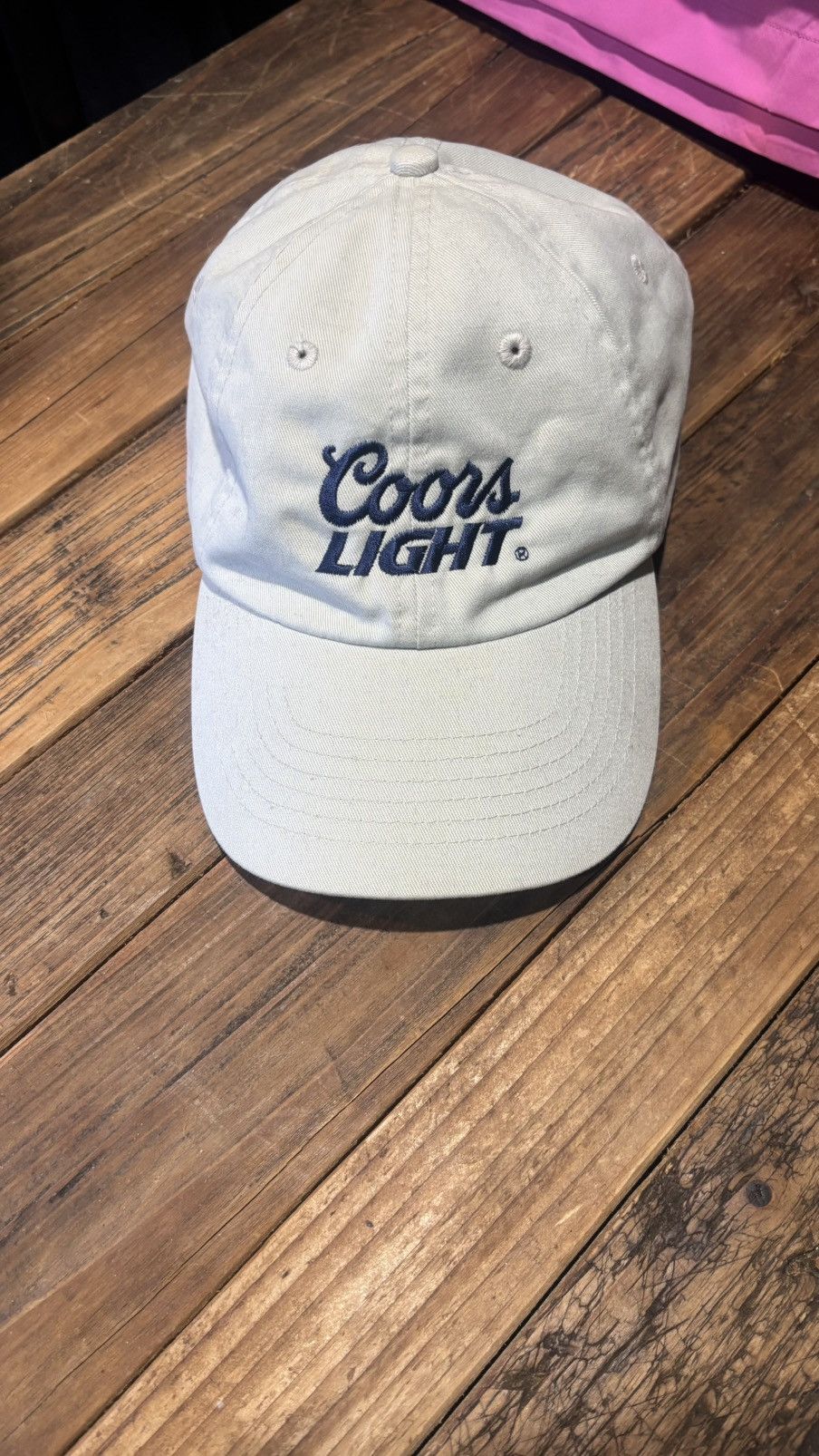 Vintage Coors Light Adjustable StrapBack Hat Size ONE SIZE - 1 Thumbnail