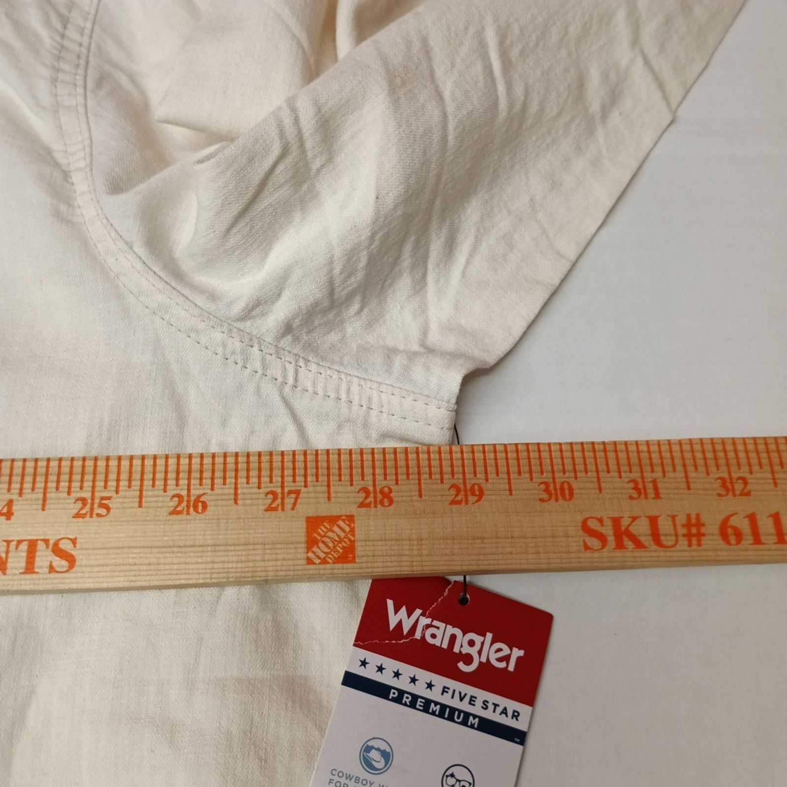 Wrangler Wrangler Snap Woven Shirt Men's 3XL Cowboy Wash Beige Size US XXL / EU 58 / 5 - 5 Thumbnail