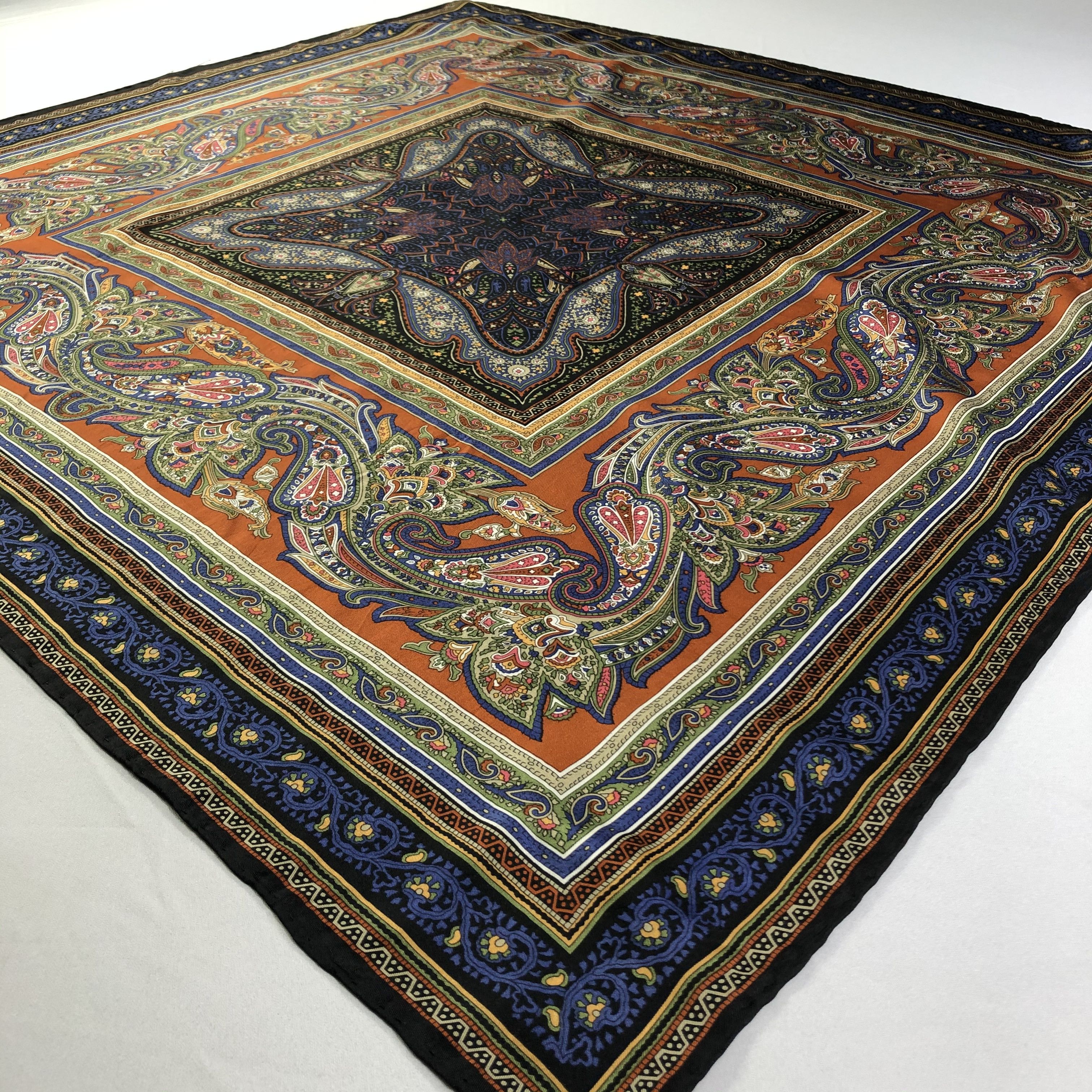 Vintage Vintage Silk Scarf Size ONE SIZE - 3 Thumbnail