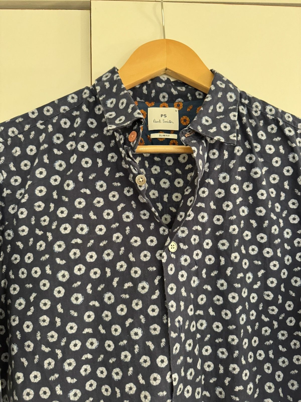 Paul Smith Paul Smith Floral Navy Blue Shirt Size M Size US M / EU 48-50 / 2 - 1 Thumbnail
