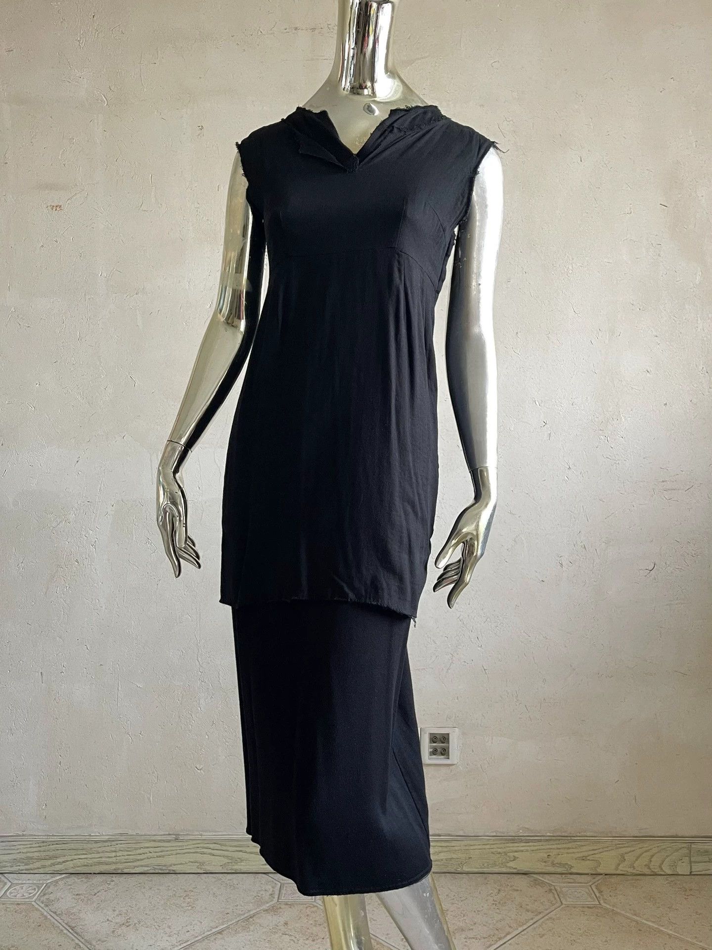 Comme des Garcons CDG Black Braided Double-Layered Dress S Size S / US 4 / IT 40 - 8 Thumbnail