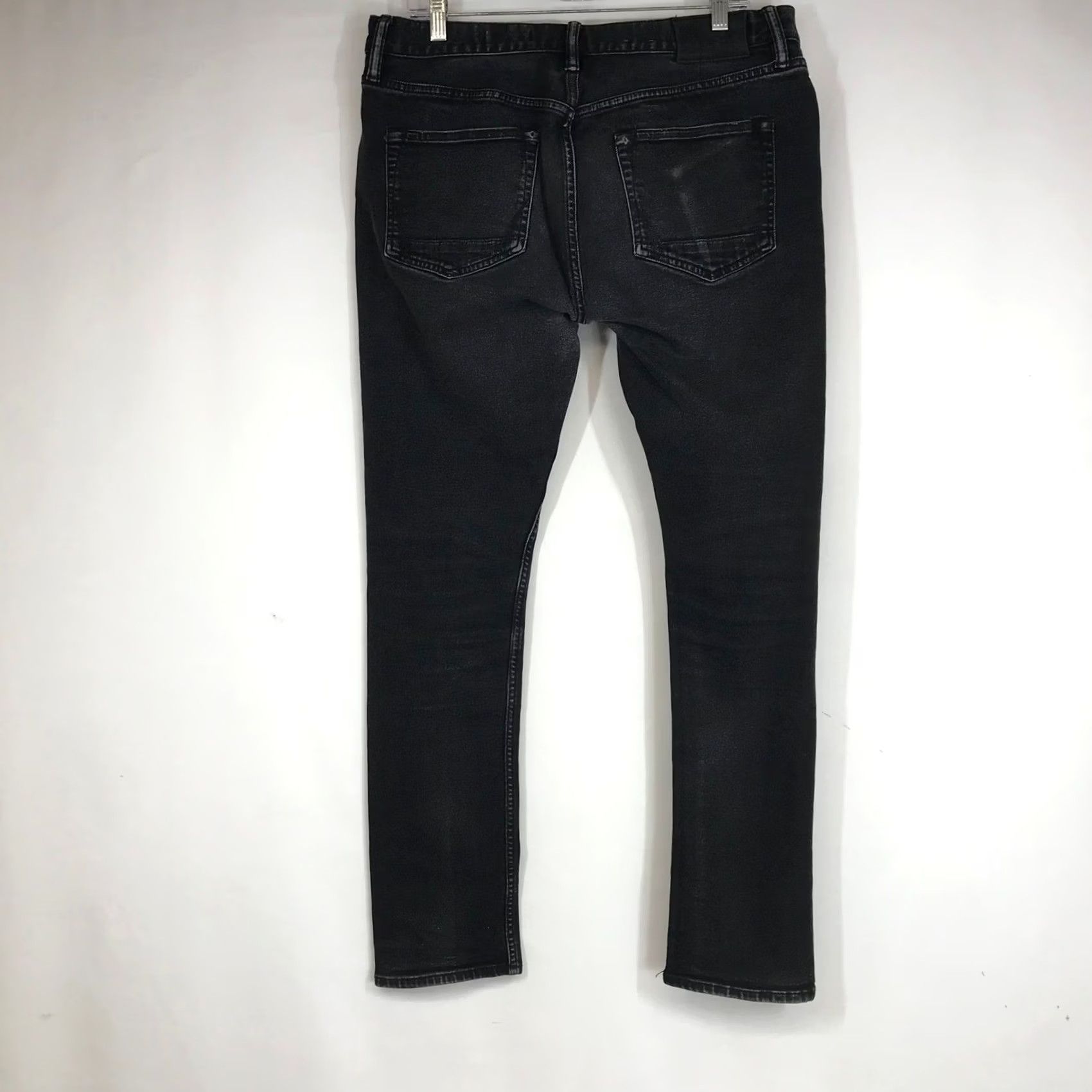 Allsaints VINTAGE? No. AllSaints Carter Slim Tapered Jeans Mens 29 Black Denim Slim Tapered 5-Pocket Grunge Rock City Hipster Size US 29 - 4 Thumbnail