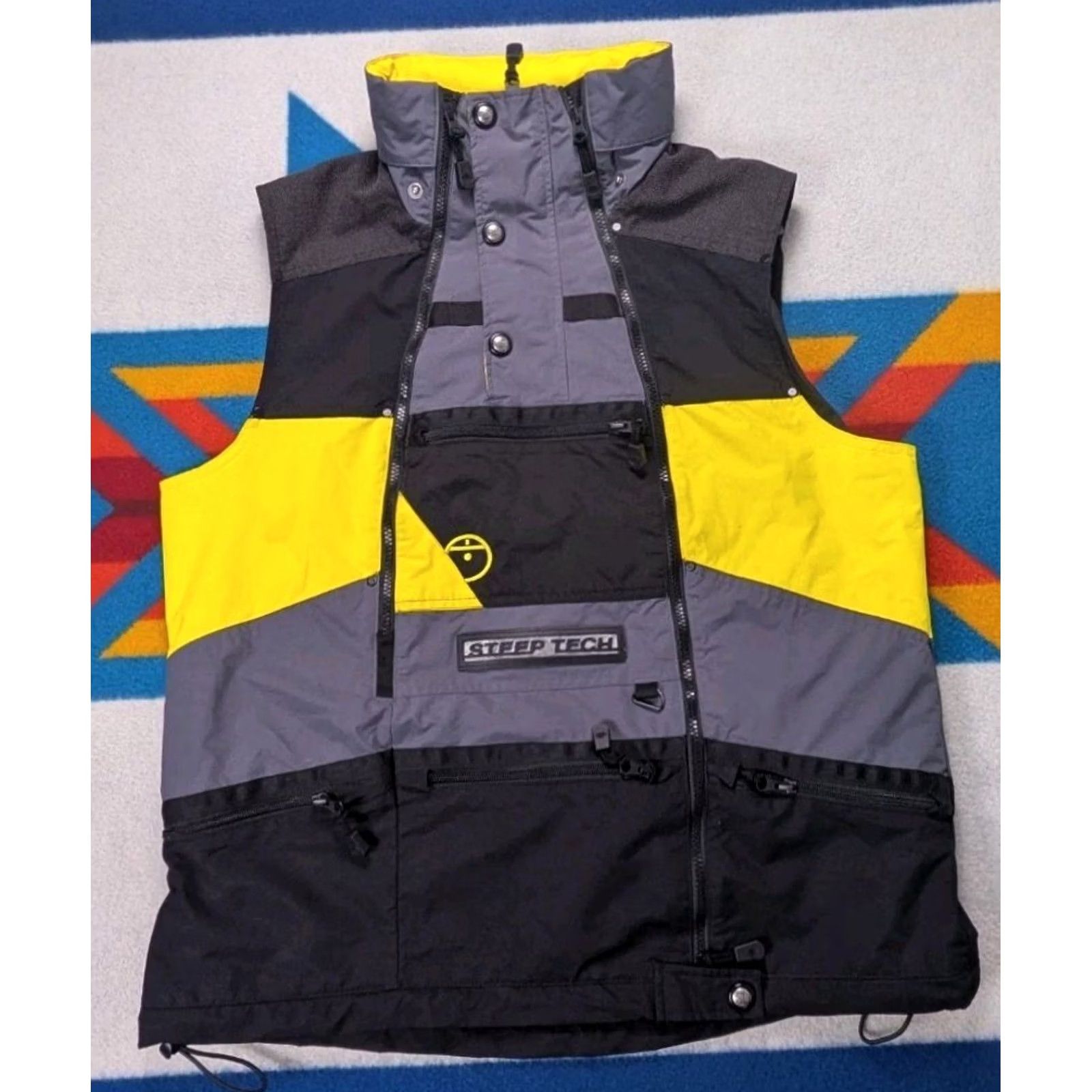 The North Face The North Face Steep Tech Scott Schmidt Vest Hooded Utility Apogee Medium Yellow Mens Size US M / EU 48-50 / 2 - 2 Thumbnail