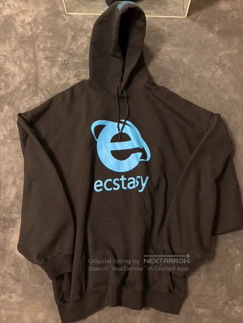 Vetements Vetements Connected Black Sweatshirt Size US S / EU 44-46 / 1 - 1 Thumbnail