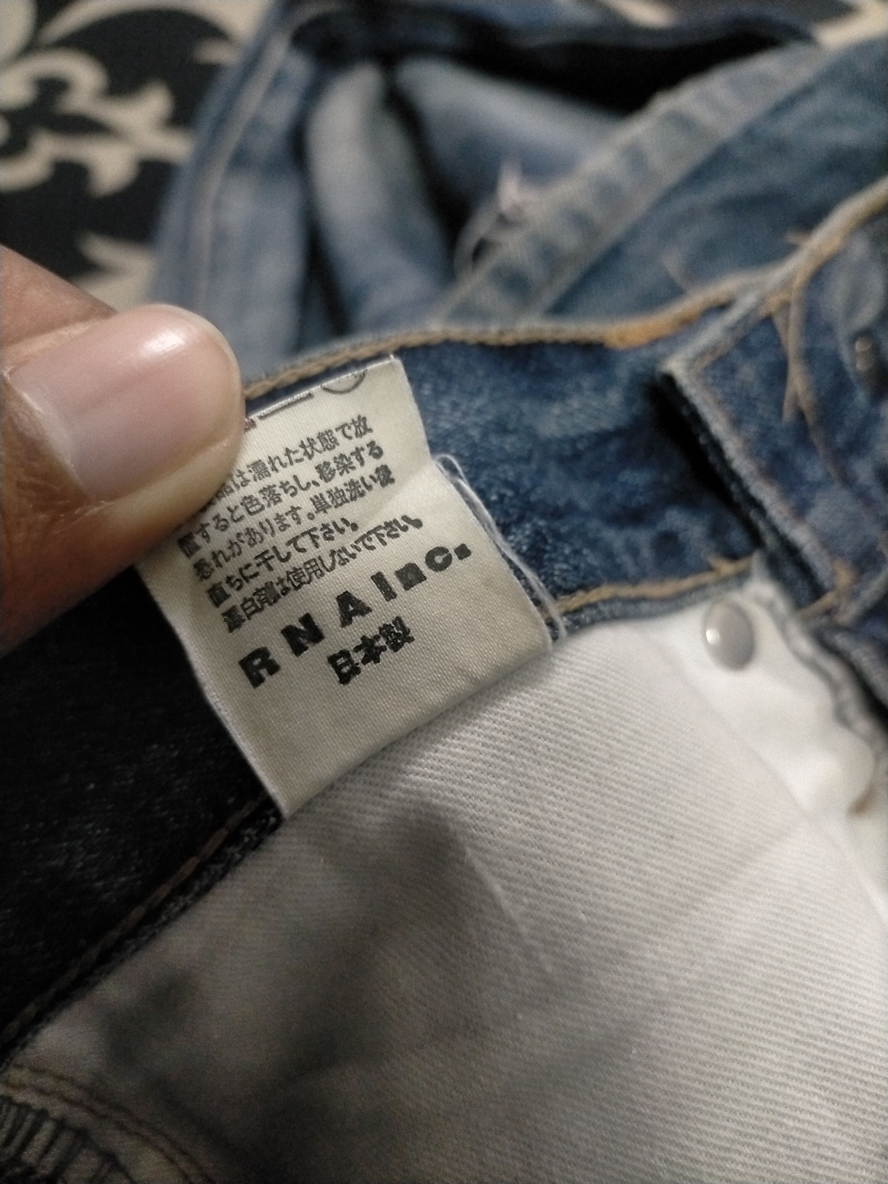 Japanese Brand × Vintage 🔥 Vintage 🔥 Rare RNA Inch Selvedge Samurai Style Jeans Size US 30 / EU 46 - 10 Thumbnail