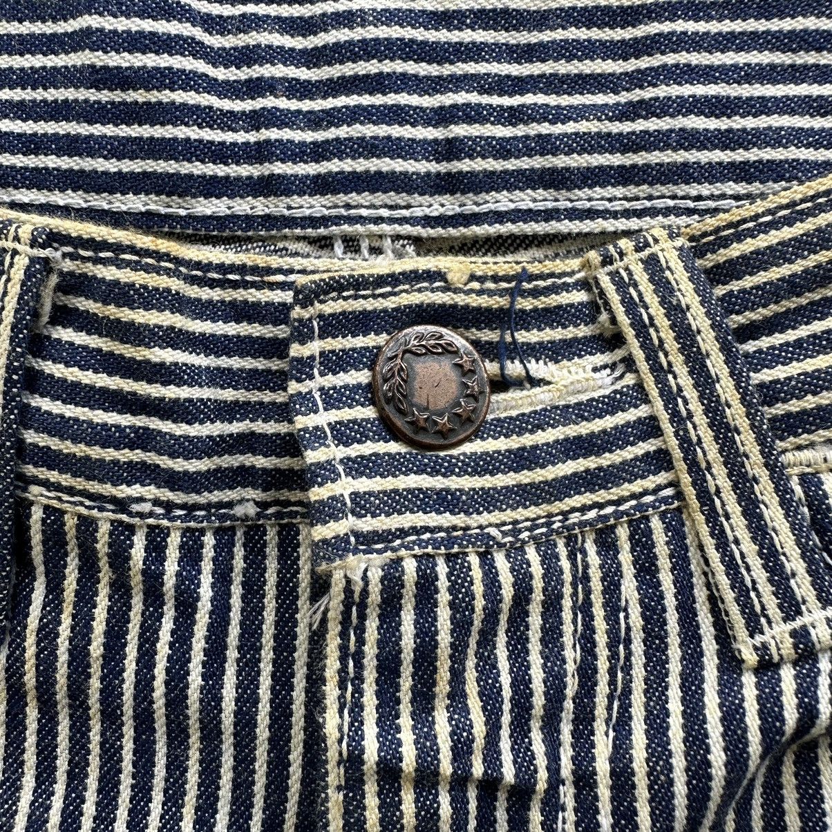 Japanese Brand Vintage Japanese Rusty Japan Stripe Trouser Flare Pant Size 25" / US 0 / IT 36 - 6 Thumbnail
