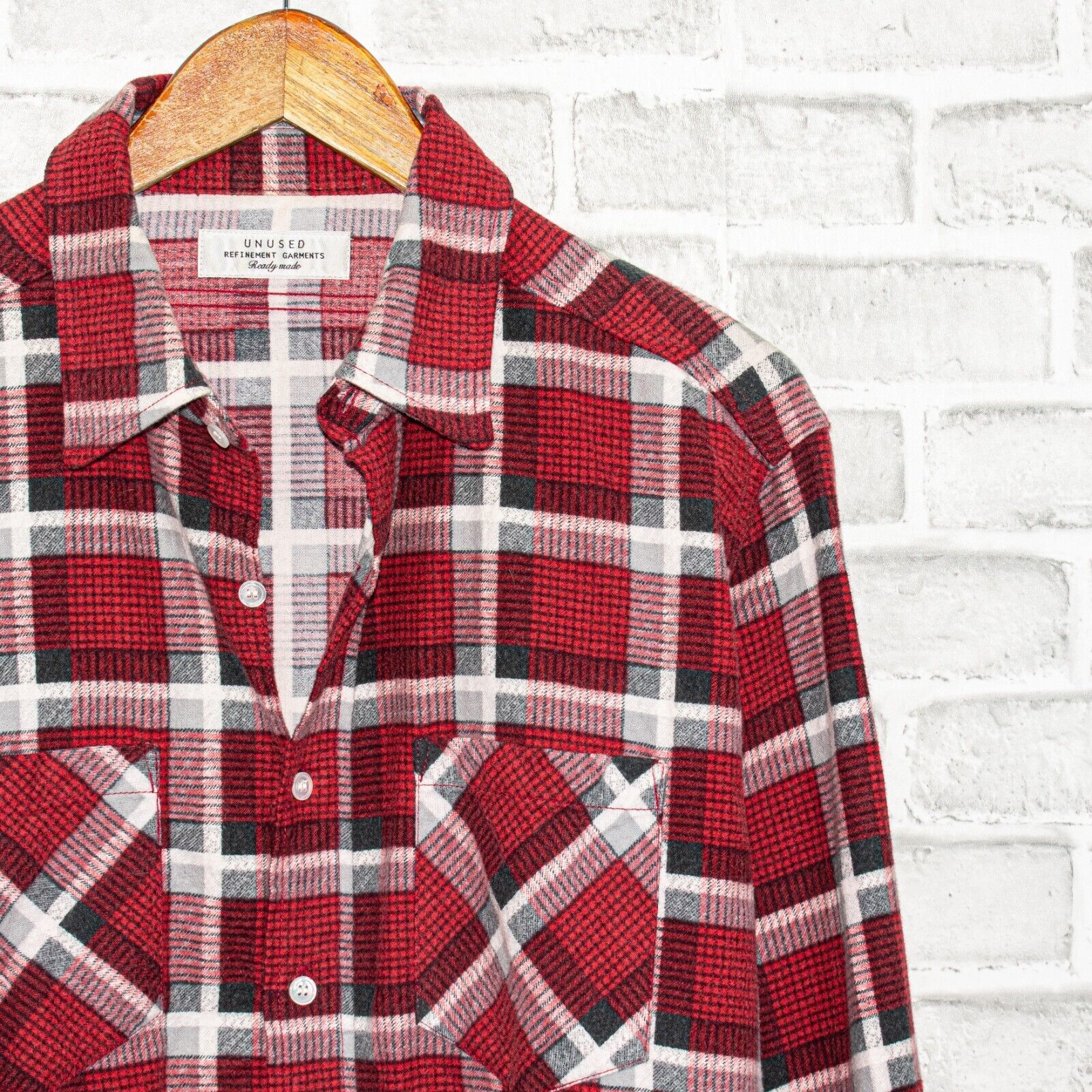 Unused UNUSED Japan REFINEMENT GARMENTS READYMADE Flannel Shirt 