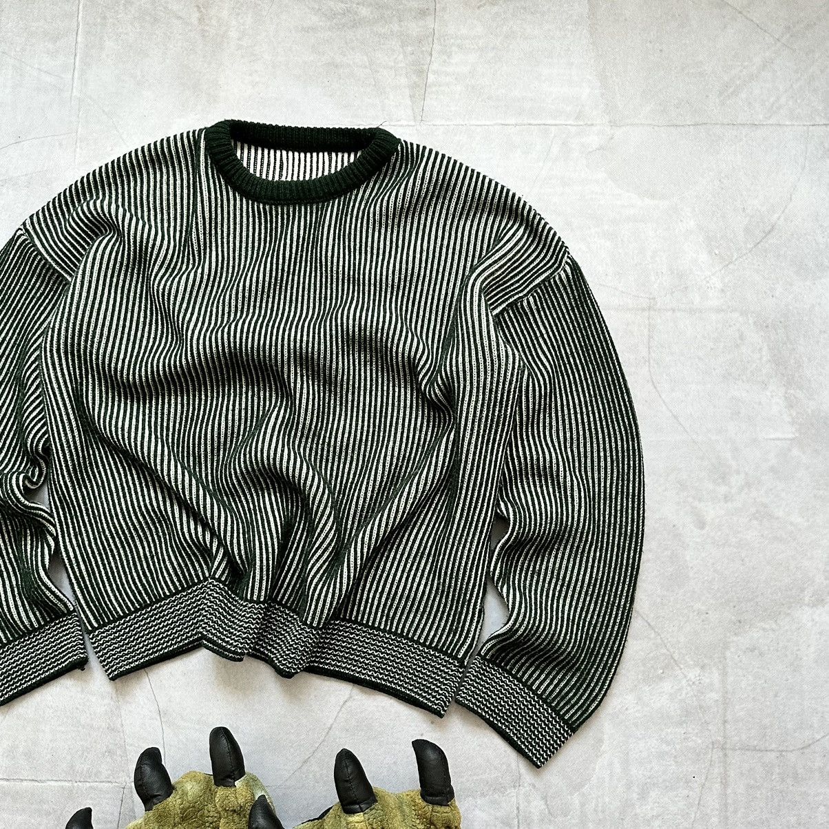 Hysteric Glamour CRAZY Japan Dolce Gabbana Style Rib Knit Sweater Y2K Size US L / EU 52-54 / 3 - 3 Thumbnail