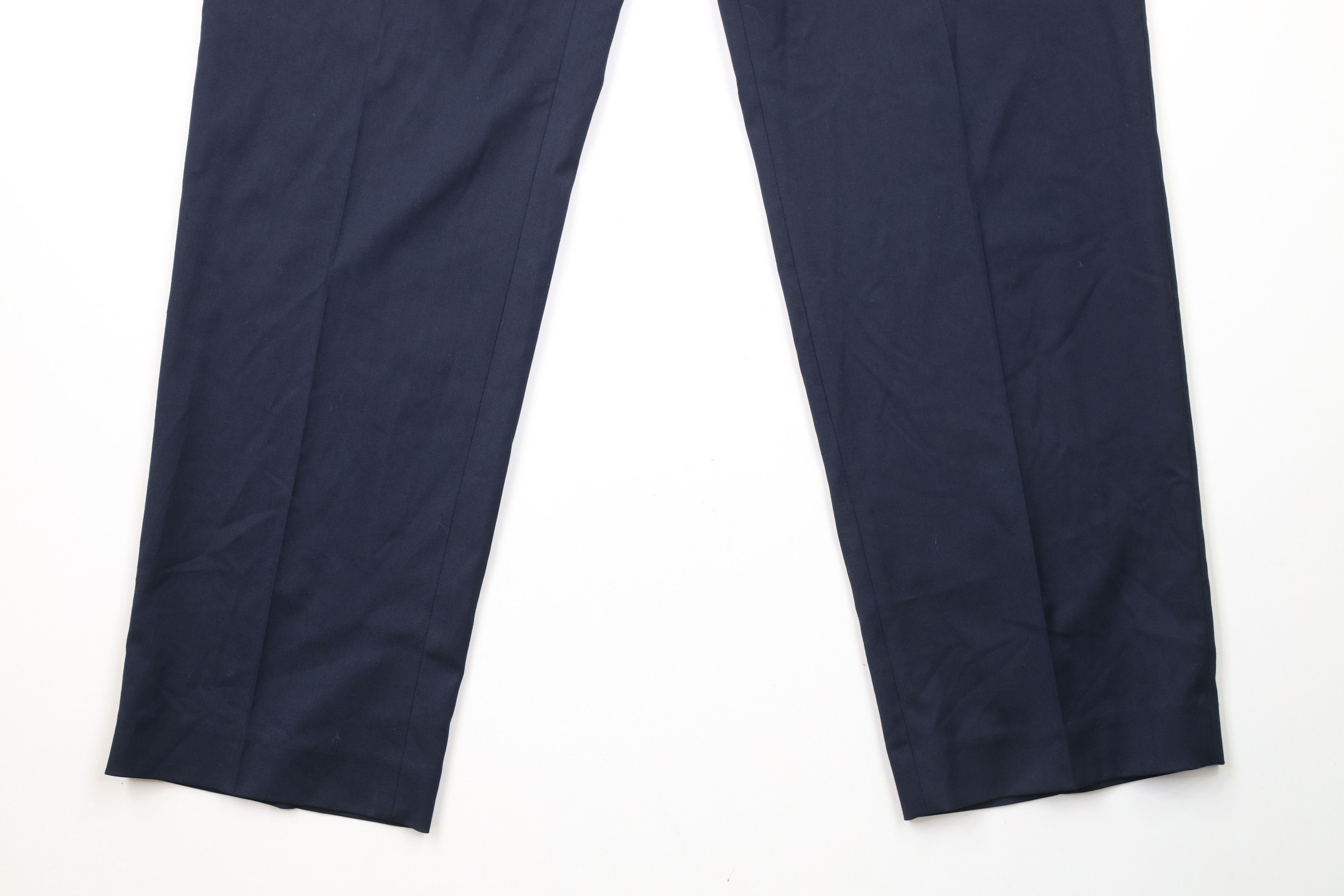 Ralph Lauren × Vintage Vintage Ralph Lauren Stretch Flat Front Chino Pants Blue Size US 36 / EU 52 - 4 Thumbnail