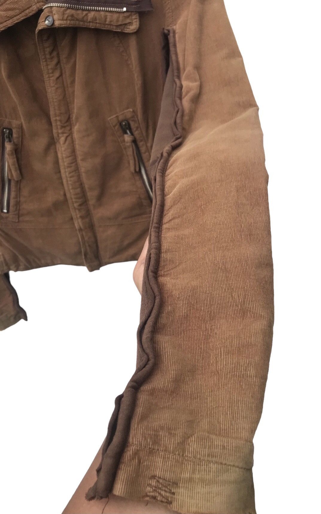 Japanese Brand Jungle Cat Distressed Corduroy Women Jacket ( 16”X22” ) Size S / US 4 / IT 40 - 11 Thumbnail
