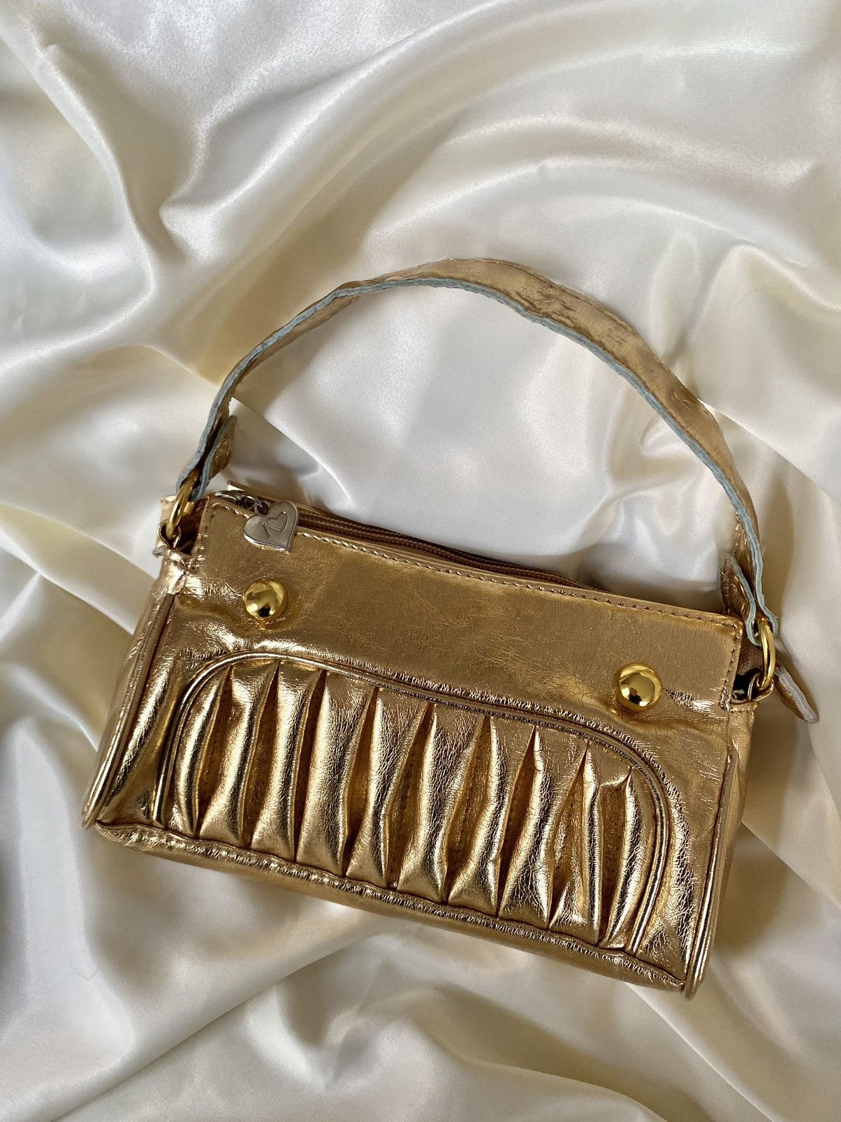 Vintage Vintage champagne gold mini hand bag Size ONE SIZE - 1 Thumbnail