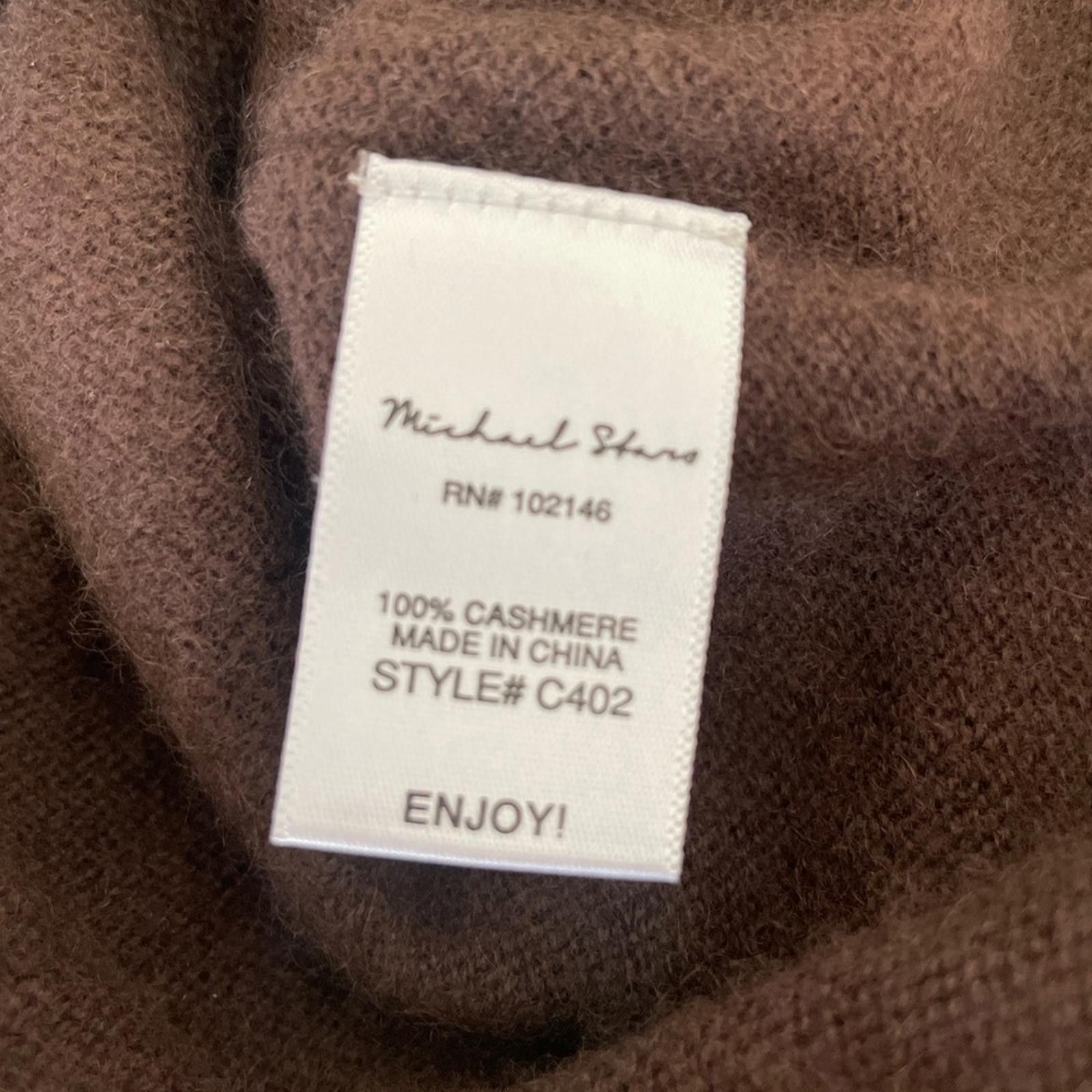 Michael Stars Michael Stars 100% Cashmere Turtleneck Sweater Size S / US 4 / IT 40 - 6 Thumbnail