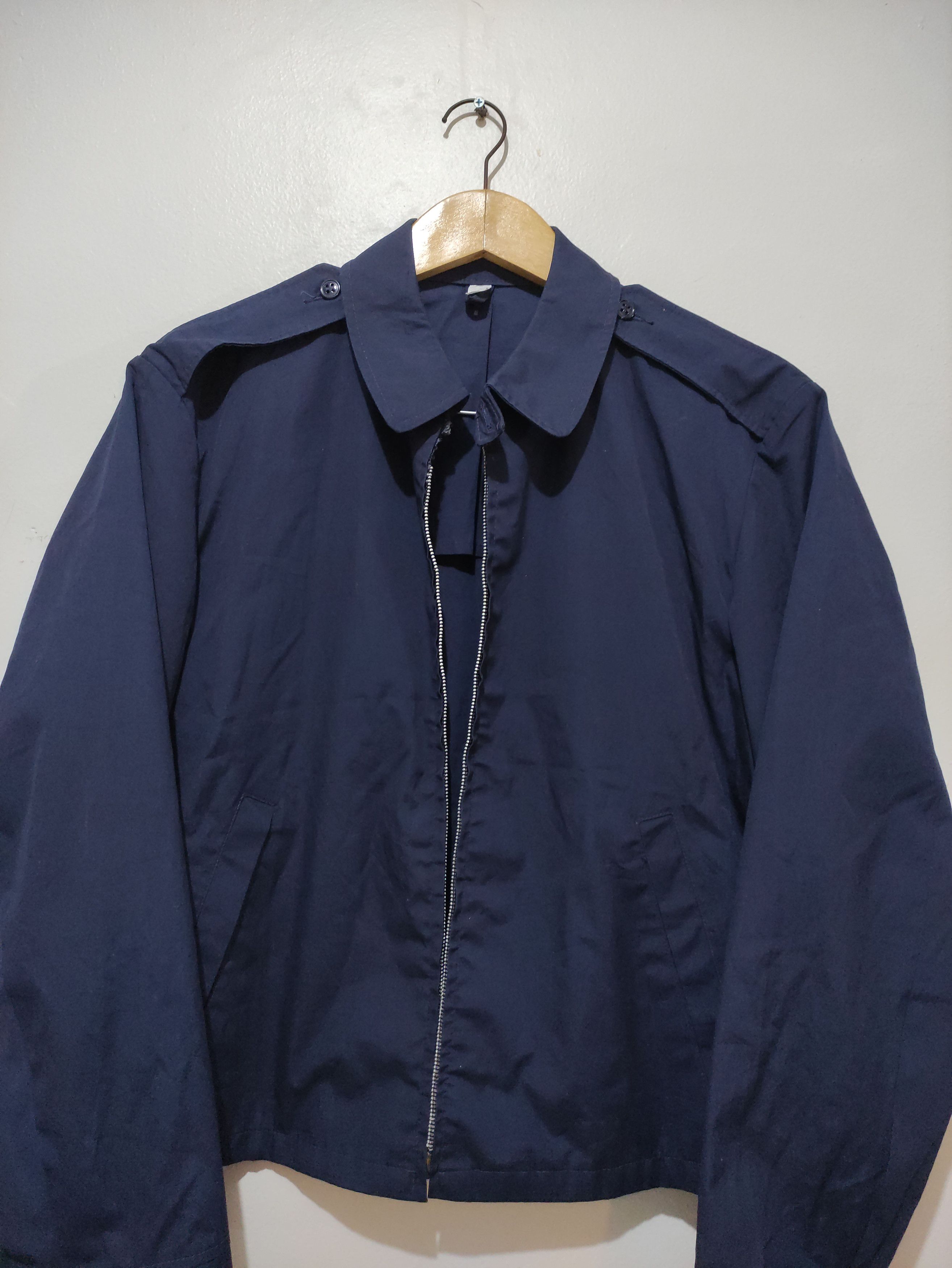 Vintage 60s USAF Air Force Military Lightweight Jacket Navy Size US L / EU 52-54 / 3 - 7 Thumbnail