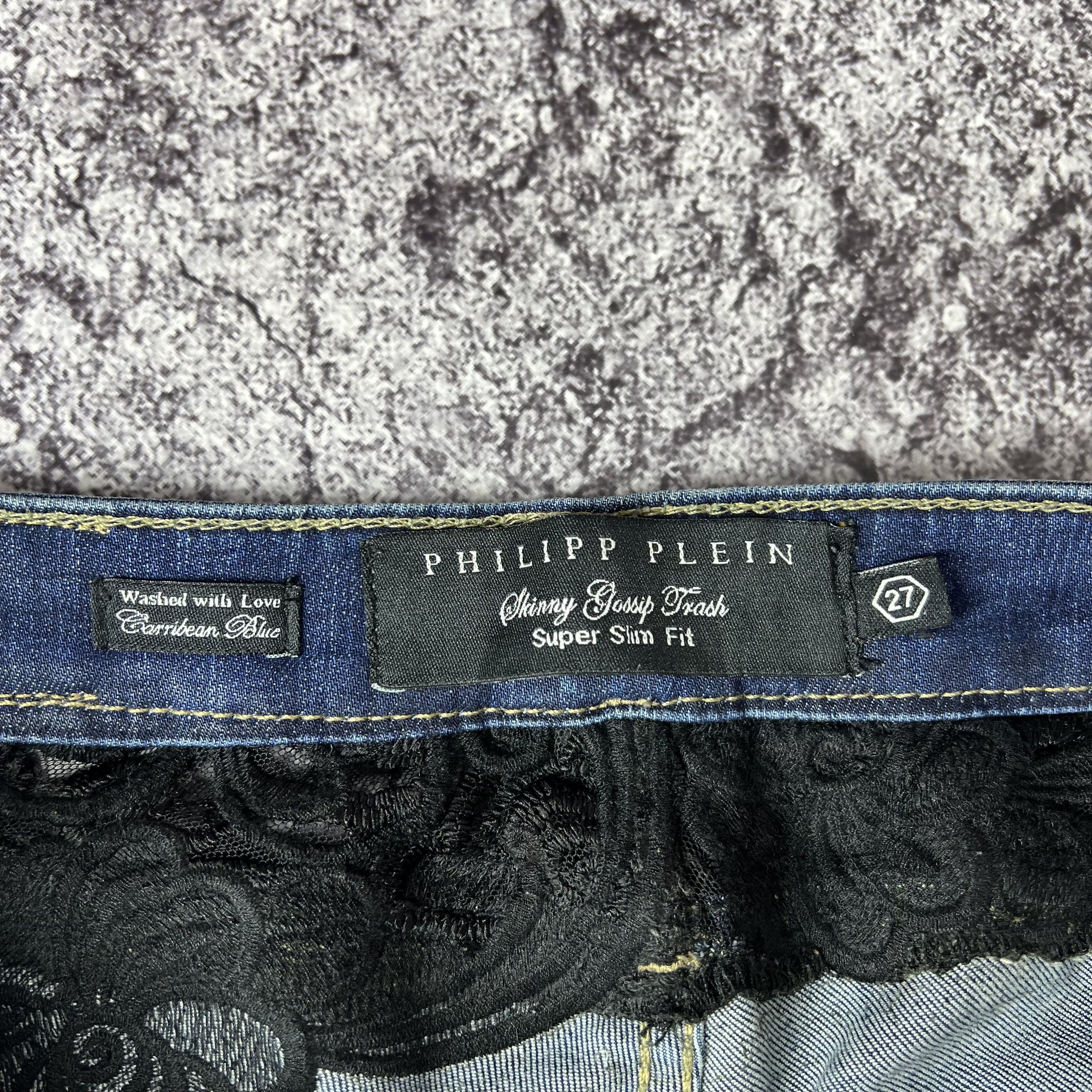 Philipp Plein Philipp Plein Jeans Super Slim Size 27 Size 27" / US 4 / IT 40 - 14 Thumbnail