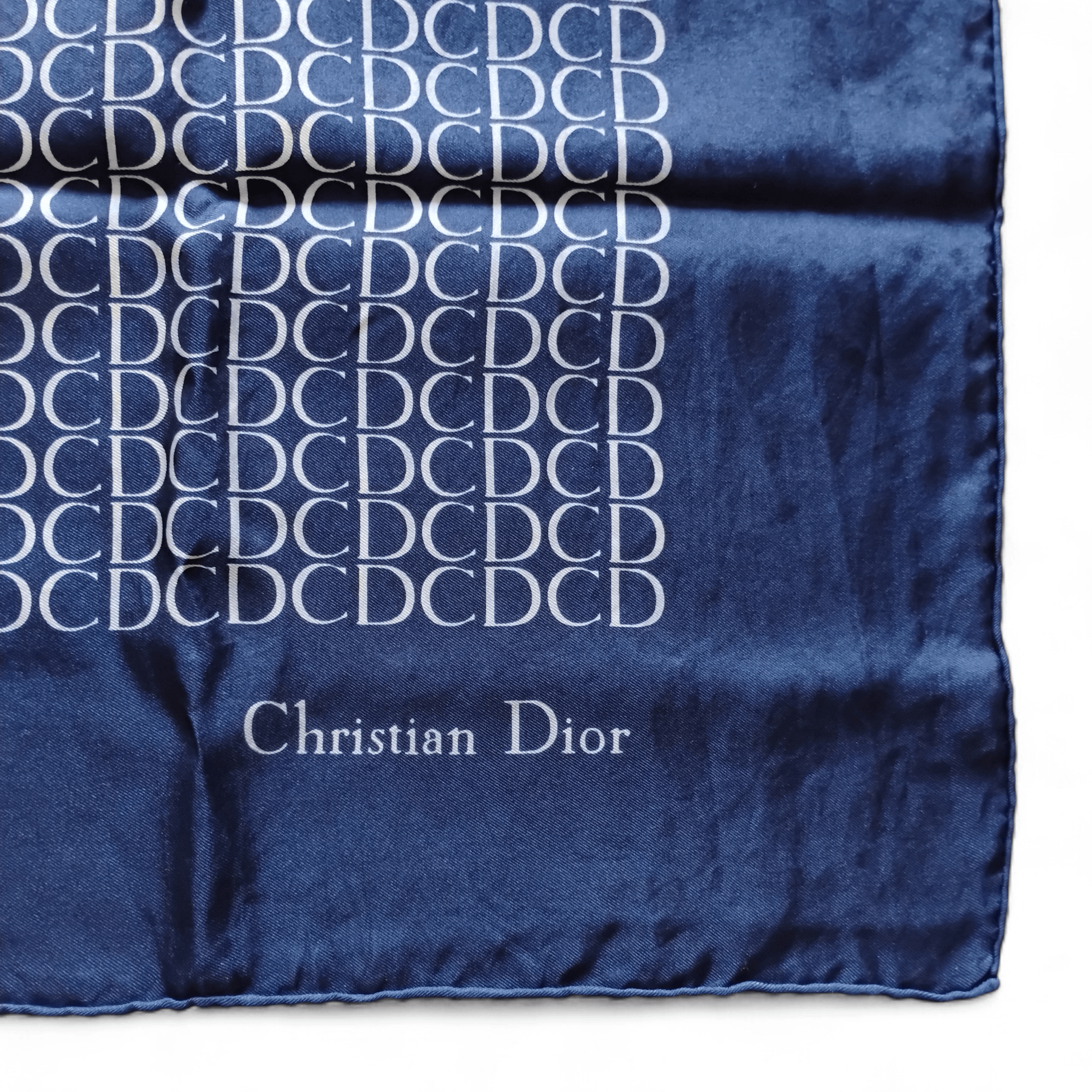 Christian Dior Monsieur Christian Dior Monogram Silk Scarf Size ONE SIZE - 2 Thumbnail
