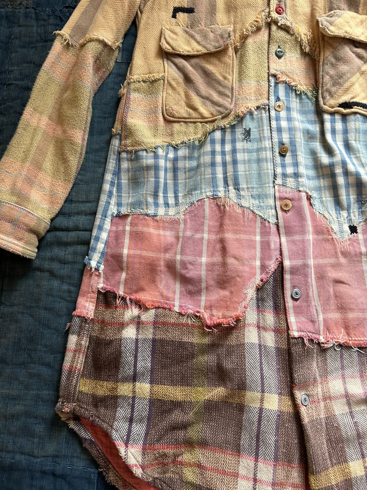 Kapital × Kapital Kountry Kapital patchwork long shirt Size US S / EU 44-46 / 1 - 8 Thumbnail