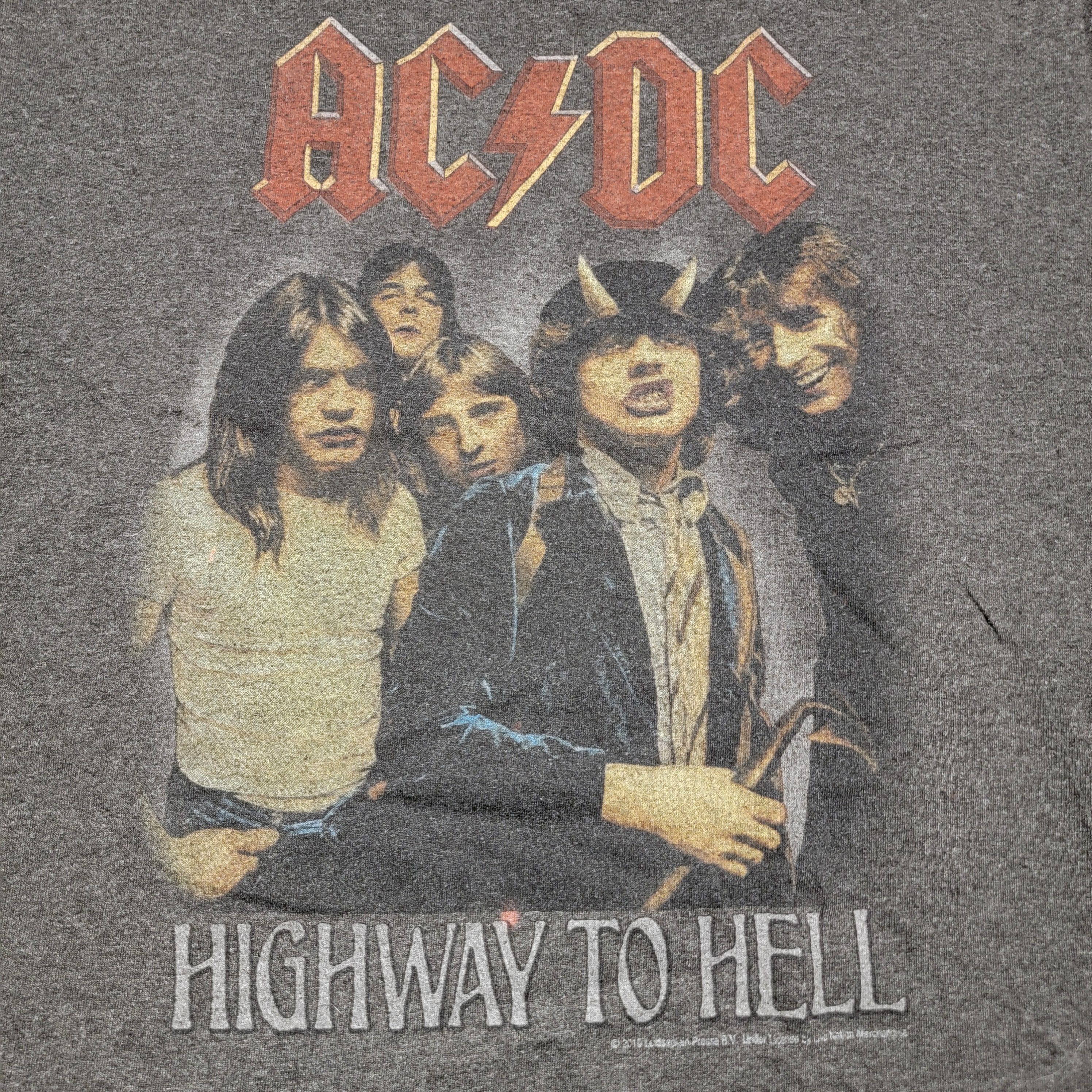 AC/DC AC/DC "Highway To Hell" Band SS Grey Unisex Tee Size US XL / EU 56 / 4 - 2 Thumbnail