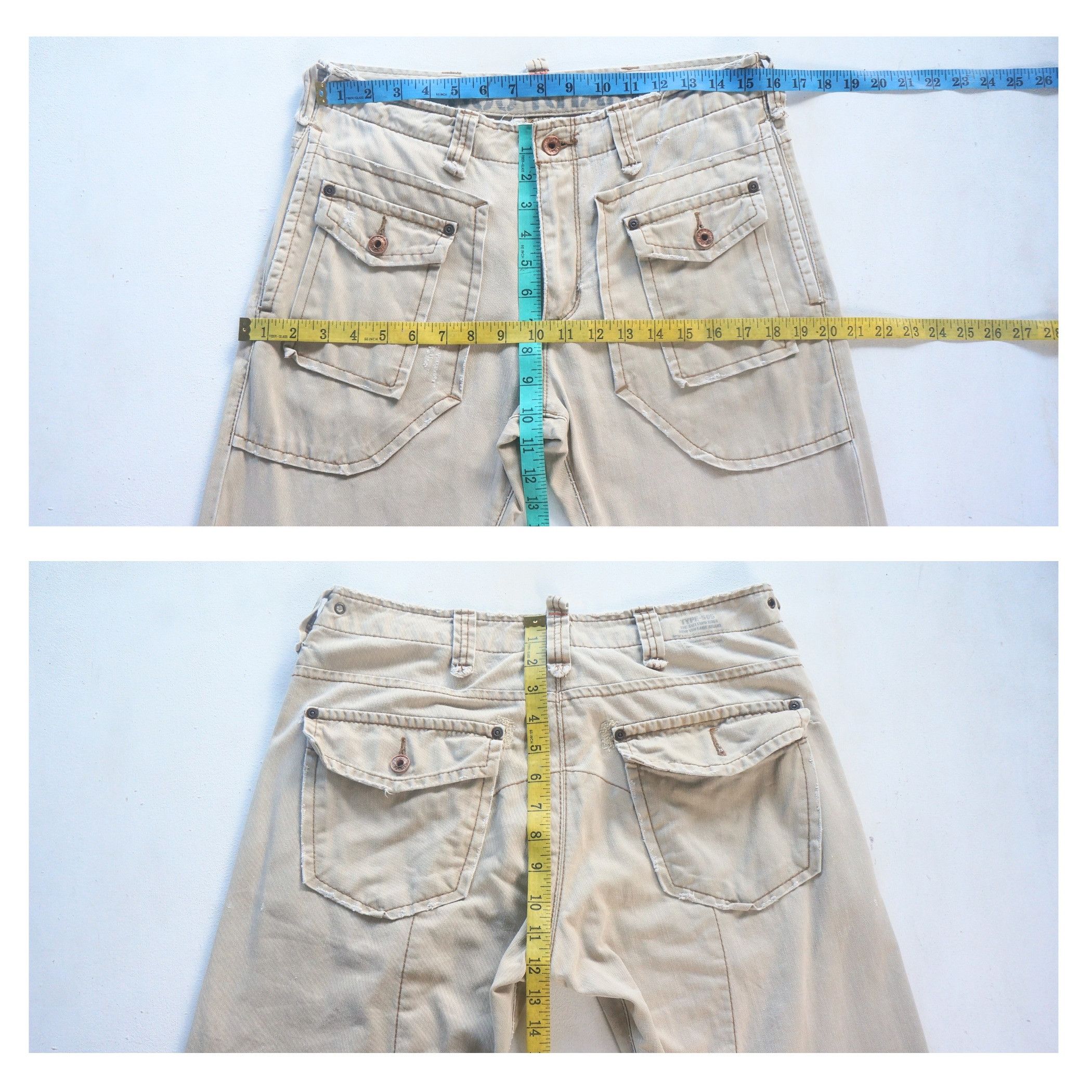 Edwin EDWIN 505 KHAKI Multi Pockets Vintage Style Pants Size US 30 / EU 46 - 8 Thumbnail