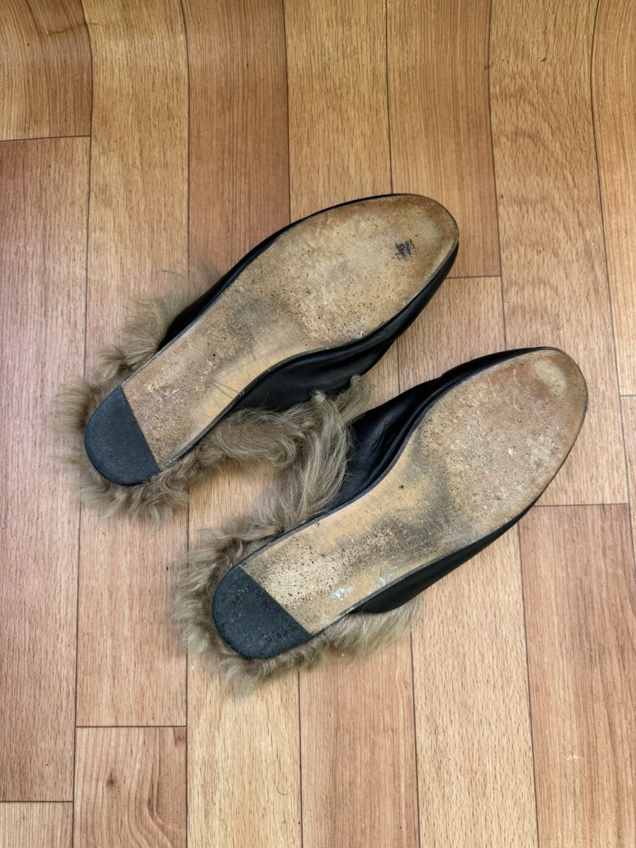 Gucci Gucci Princetown Fur mules Size US 7 / EU 40 - 9 Thumbnail