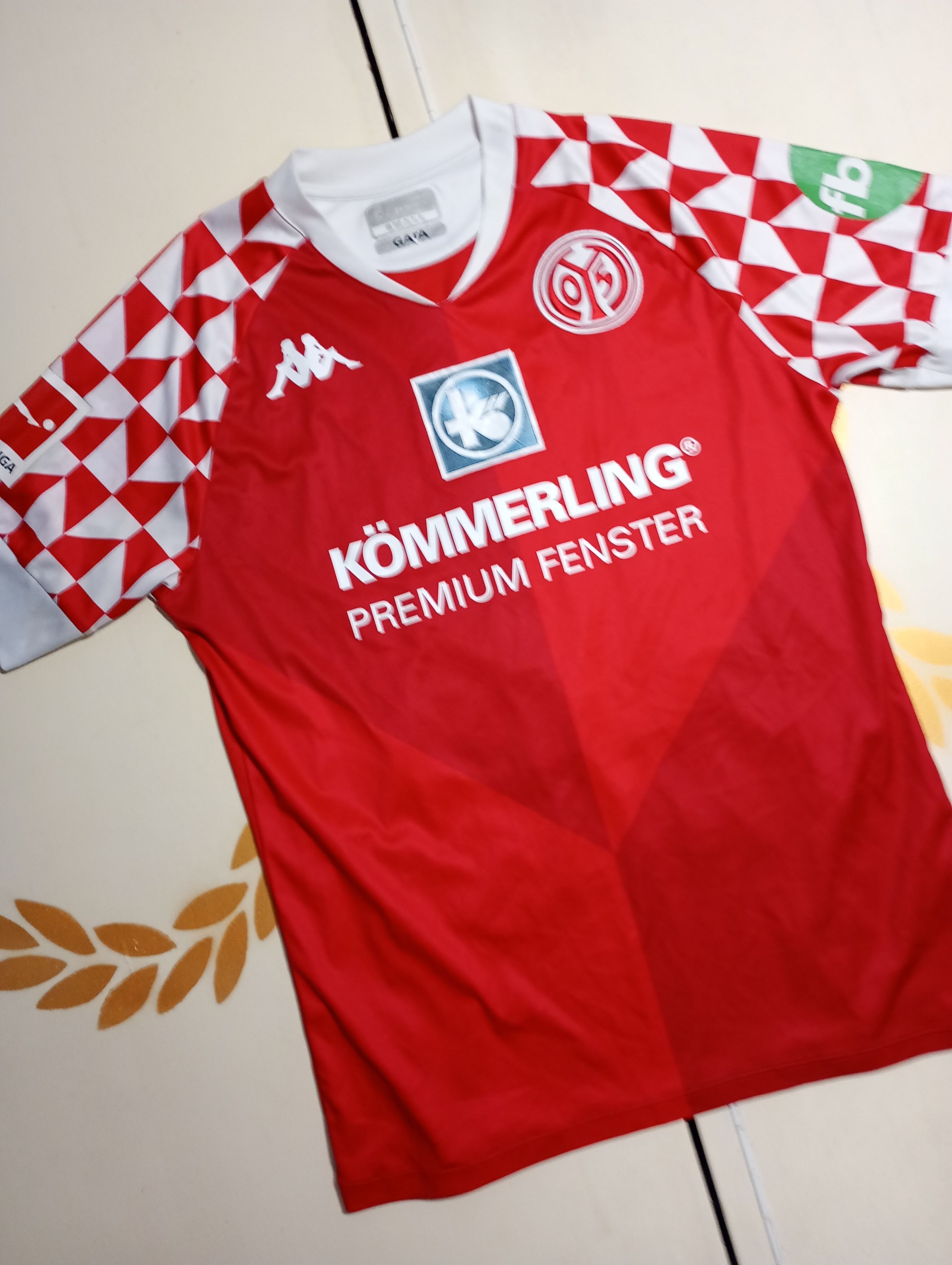 Kappa FSV Mainz 05 Kappa Jersey #26 Nebel 2020-2021 Size US S / EU 44-46 / 1 - 5 Thumbnail