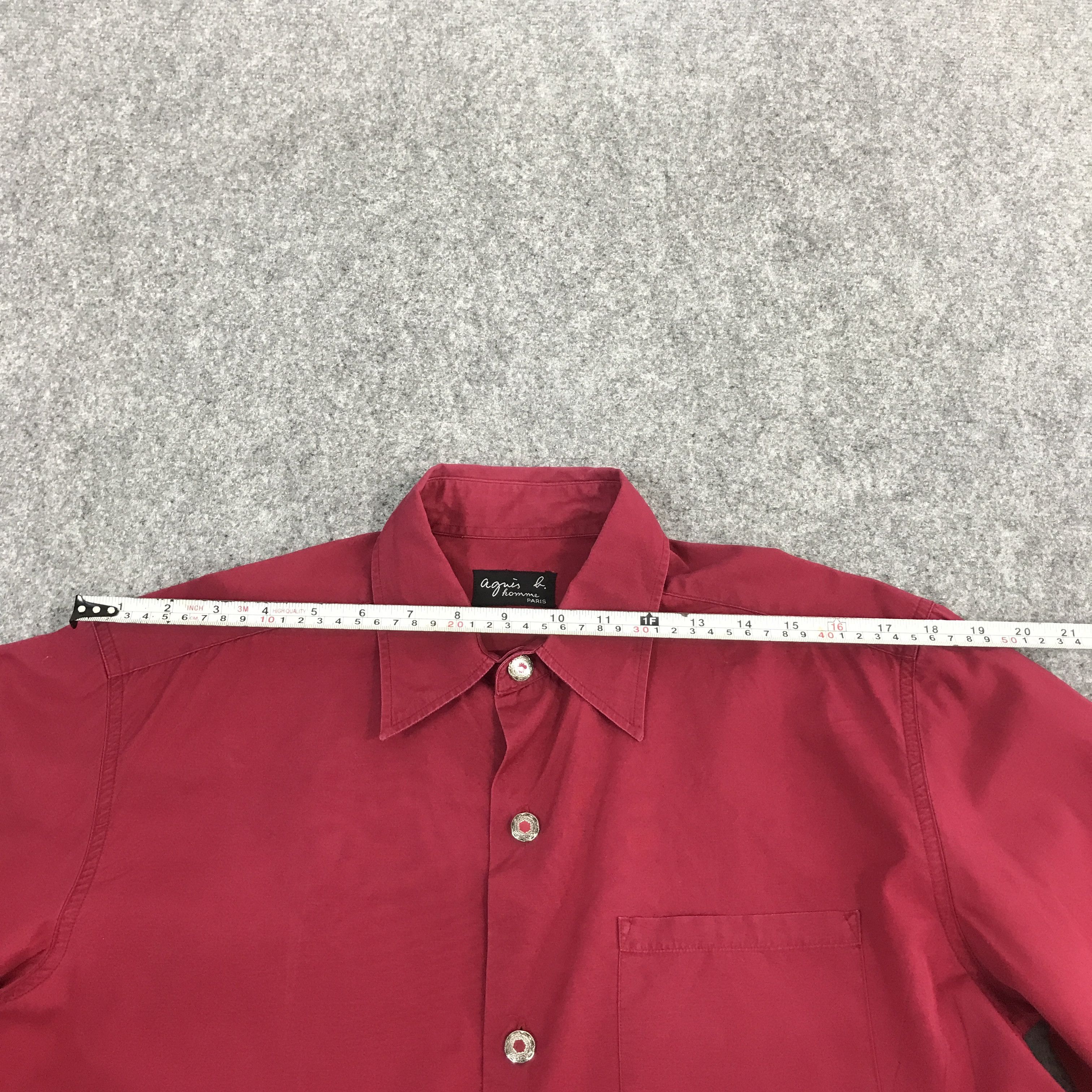 Japanese Brand × agnes b. AGNES B HOMME BUTTON UP SHIRTS LONG SLEEVE Size US L / EU 52-54 / 3 - 9 Thumbnail