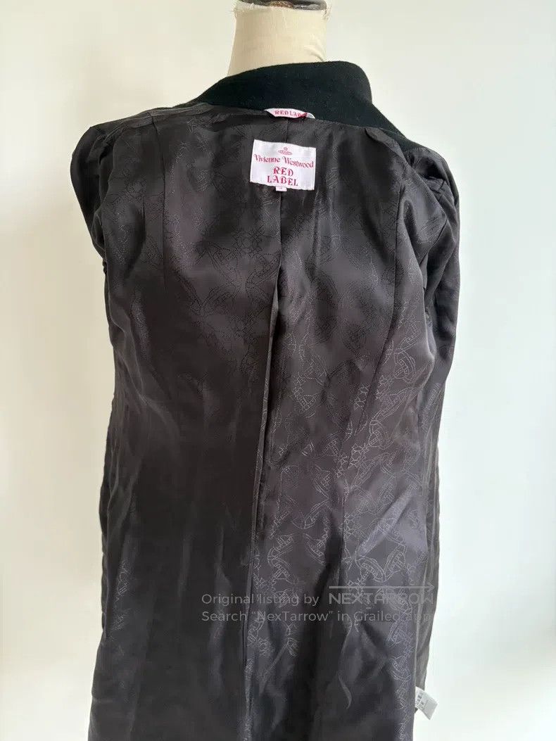 Vivienne Westwood vivienne westwood Vintage Black Heart Collar Coat Size L / US 10 / IT 46 - 6 Thumbnail