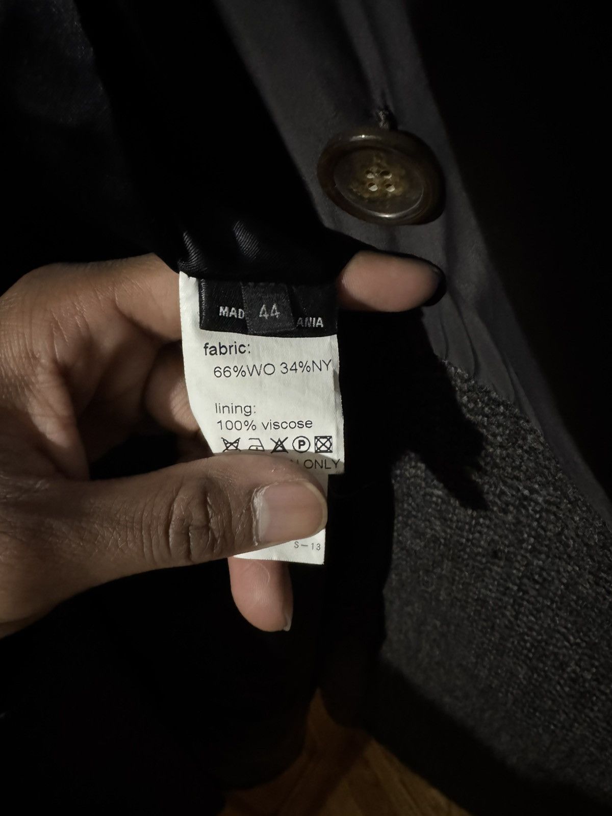 Raf Simons RAF SIMONS DOUBLE BREAST WOOL COAT AW 2007/2008 Size US M / EU 48-50 / 2 - 10 Thumbnail