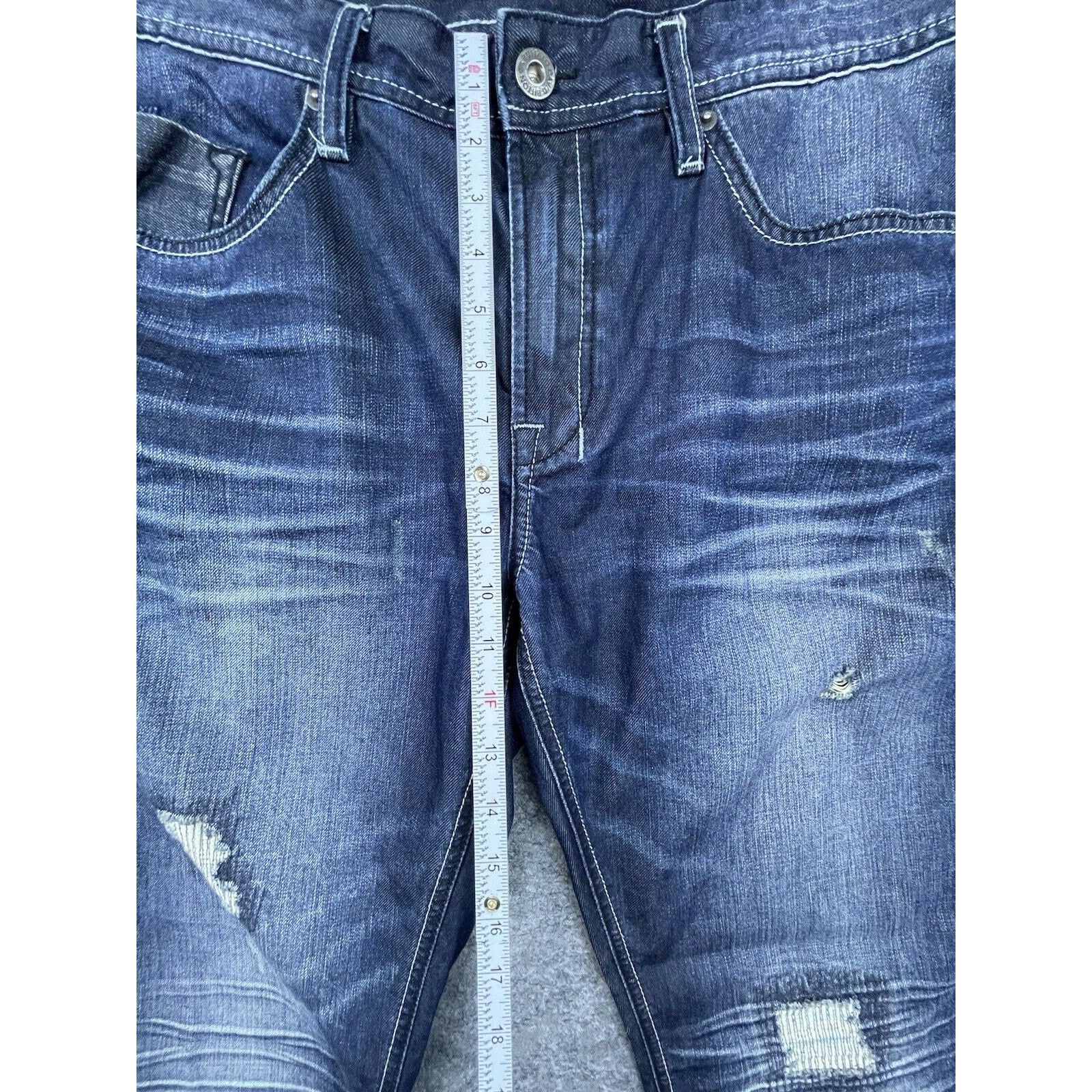 Buffalo David Bitton Buffalo David Bitton Jeans Mens 36 Driven Straight Distress Size US 36 / EU 52 - 4 Thumbnail