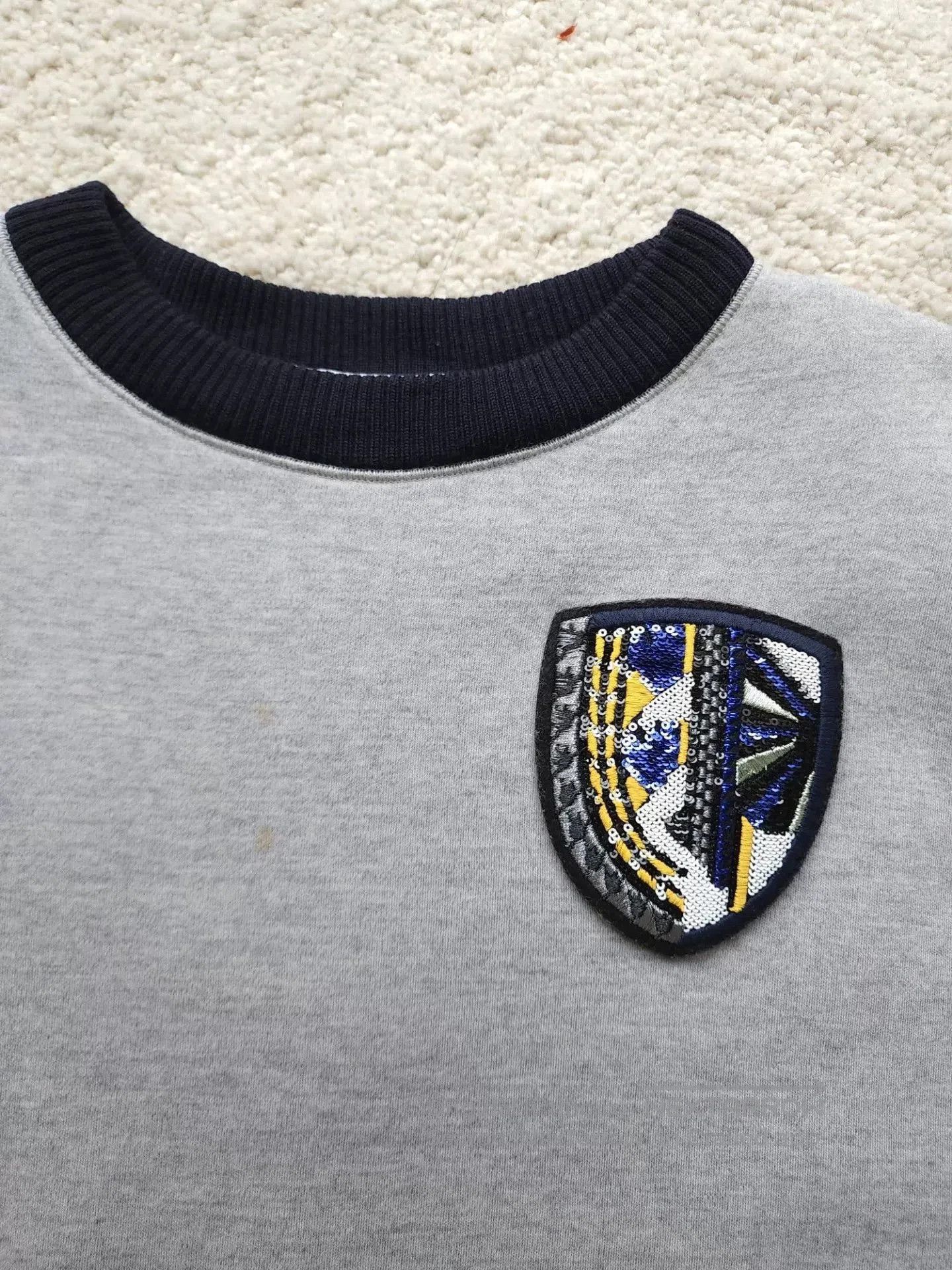 Dior gray dior badge sweatshirt. Size US M / EU 48-50 / 2 - 4 Thumbnail