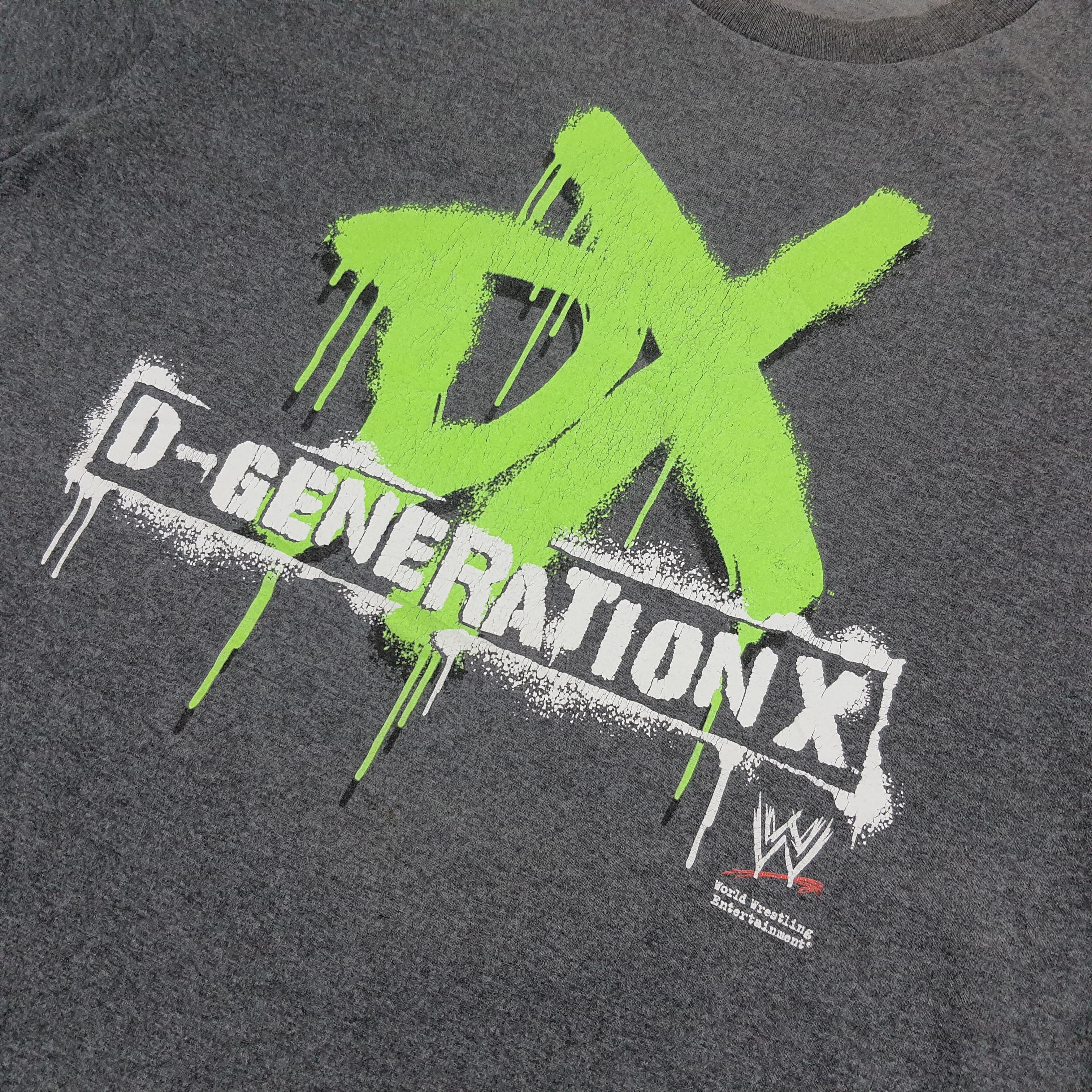 Vintage × WWE Vintage WWE DX D-Generation X T-shirt Size US M / EU 48-50 / 2 - 2 Thumbnail