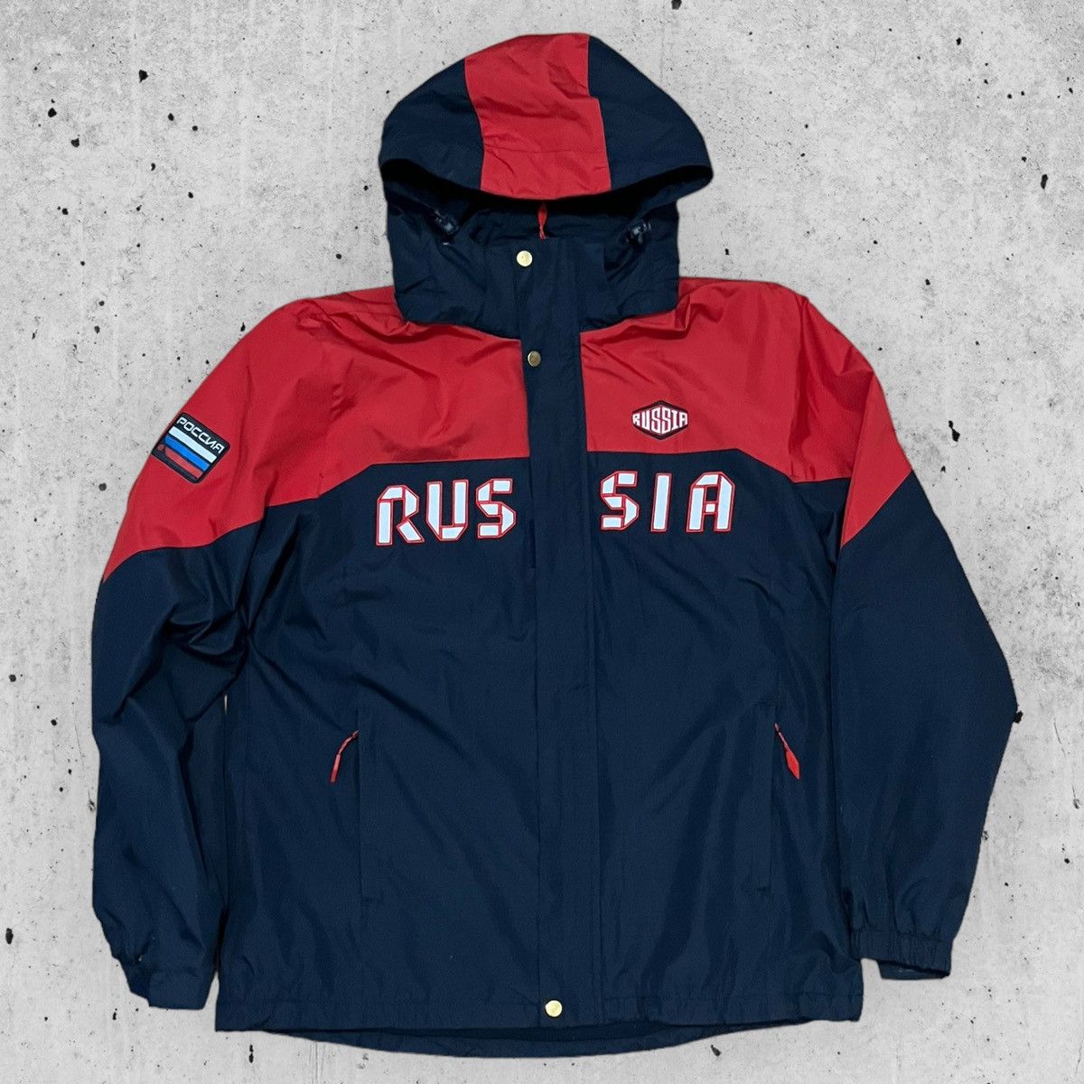 image of Archival Clothing x Vintage Russia Team Jacket Size XL in Red, Men's