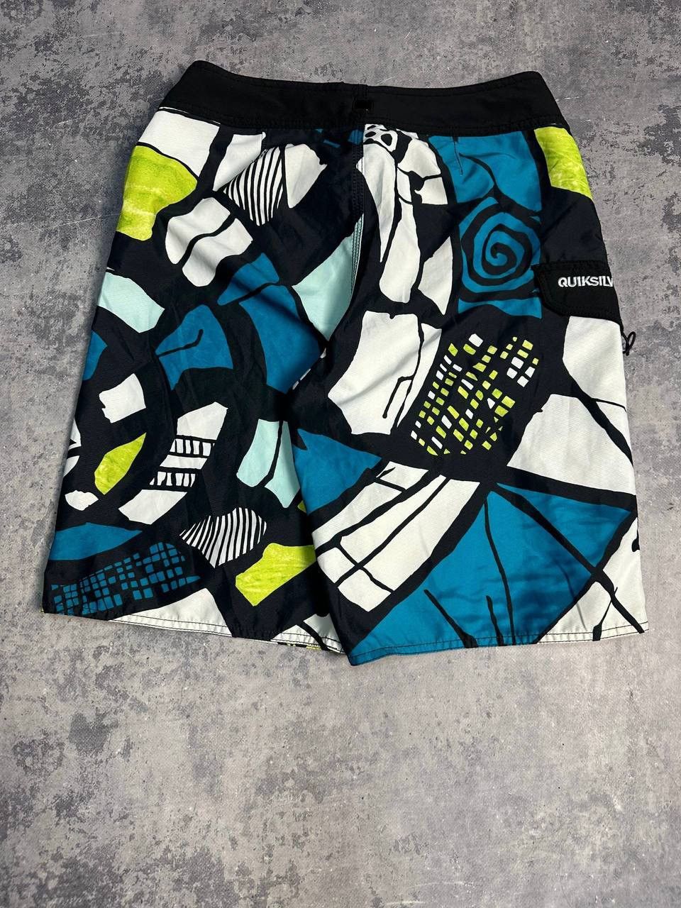 Quiksilver Vintage Y2K QuikSilver Big Spell Out Logo Board Shorts Size US 30 / EU 46 - 3 Thumbnail
