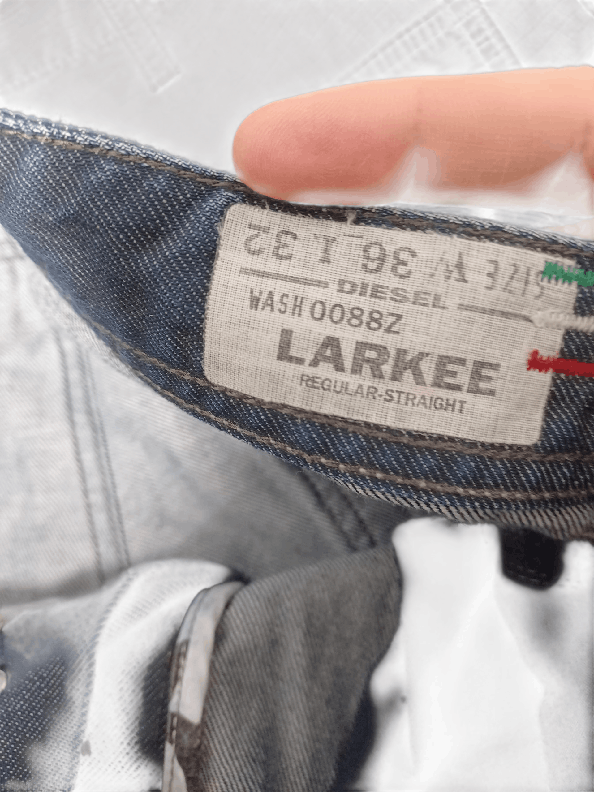 Diesel DIESEL LARKEE VINTAGE W36 L32 JEANS DENIM Size US 36 / EU 52 - 4 Thumbnail