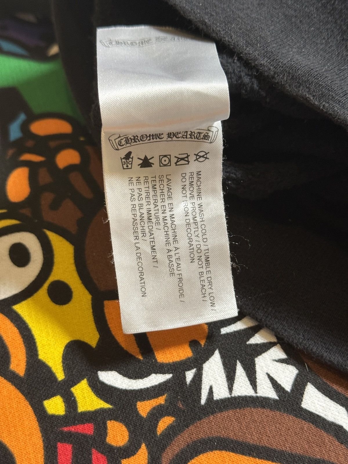 Chrome Hearts Chrome Hearts Black Vertical Script Pullover Hoodie Size US M / EU 48-50 / 2 - 9 Thumbnail