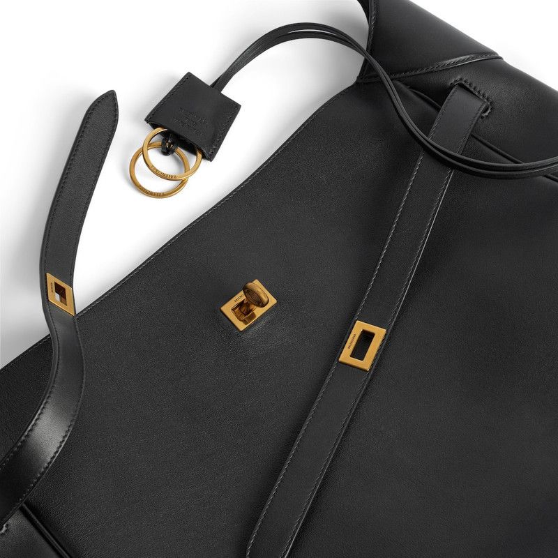 Balenciaga o1srvl11e0326 Size: OS / Bel Air Large Hobo Bag in Black Size ONE SIZE - 5 Thumbnail